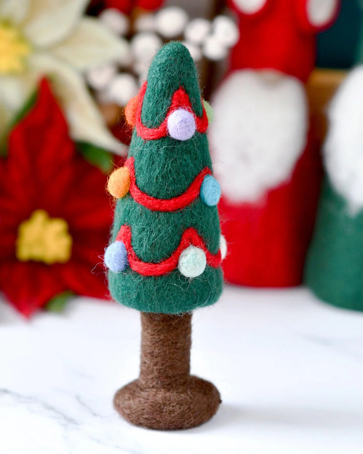tara treasures felt christmas tree with dots
