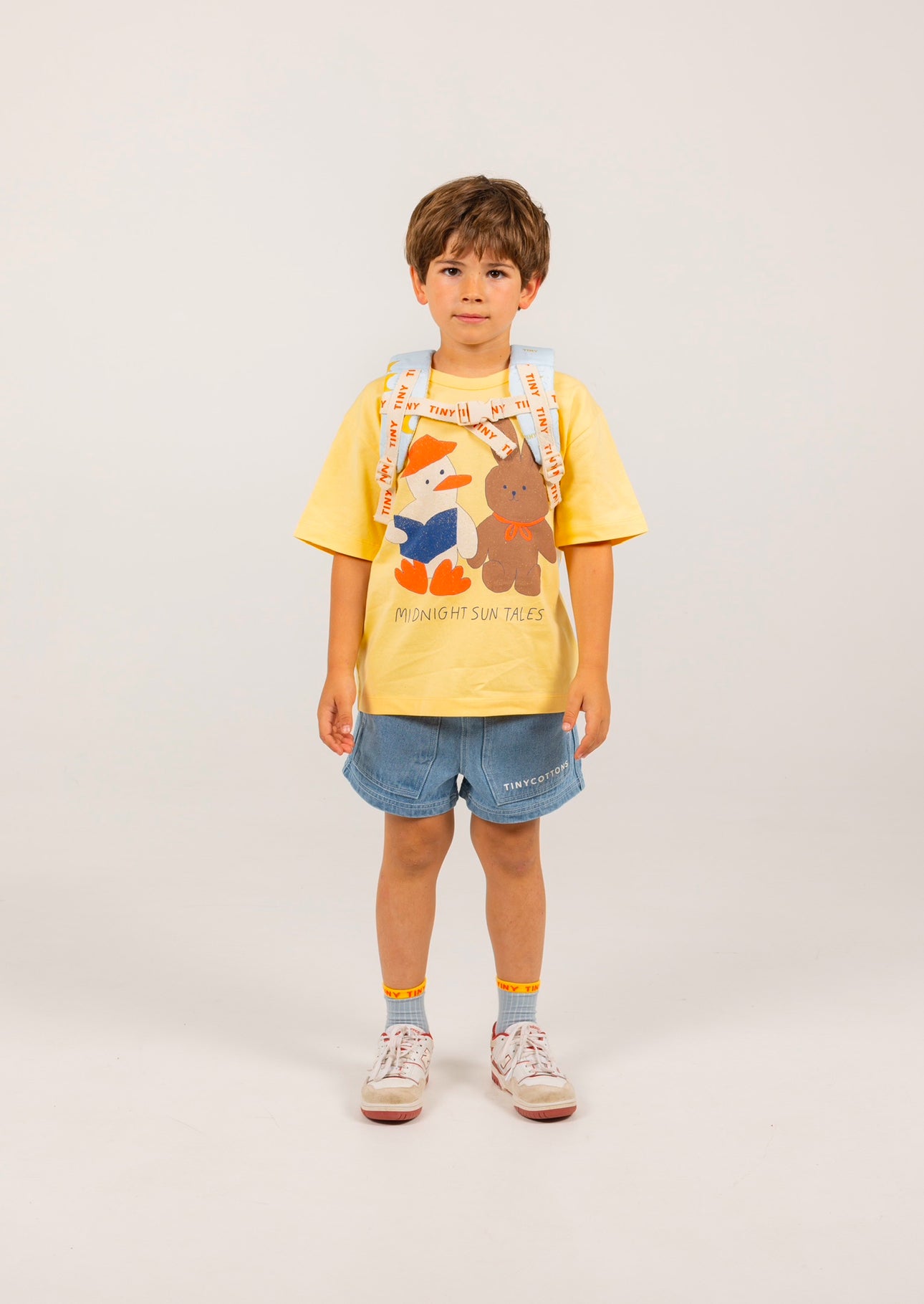 tiny cottons readers graphic tee - mellow yellow