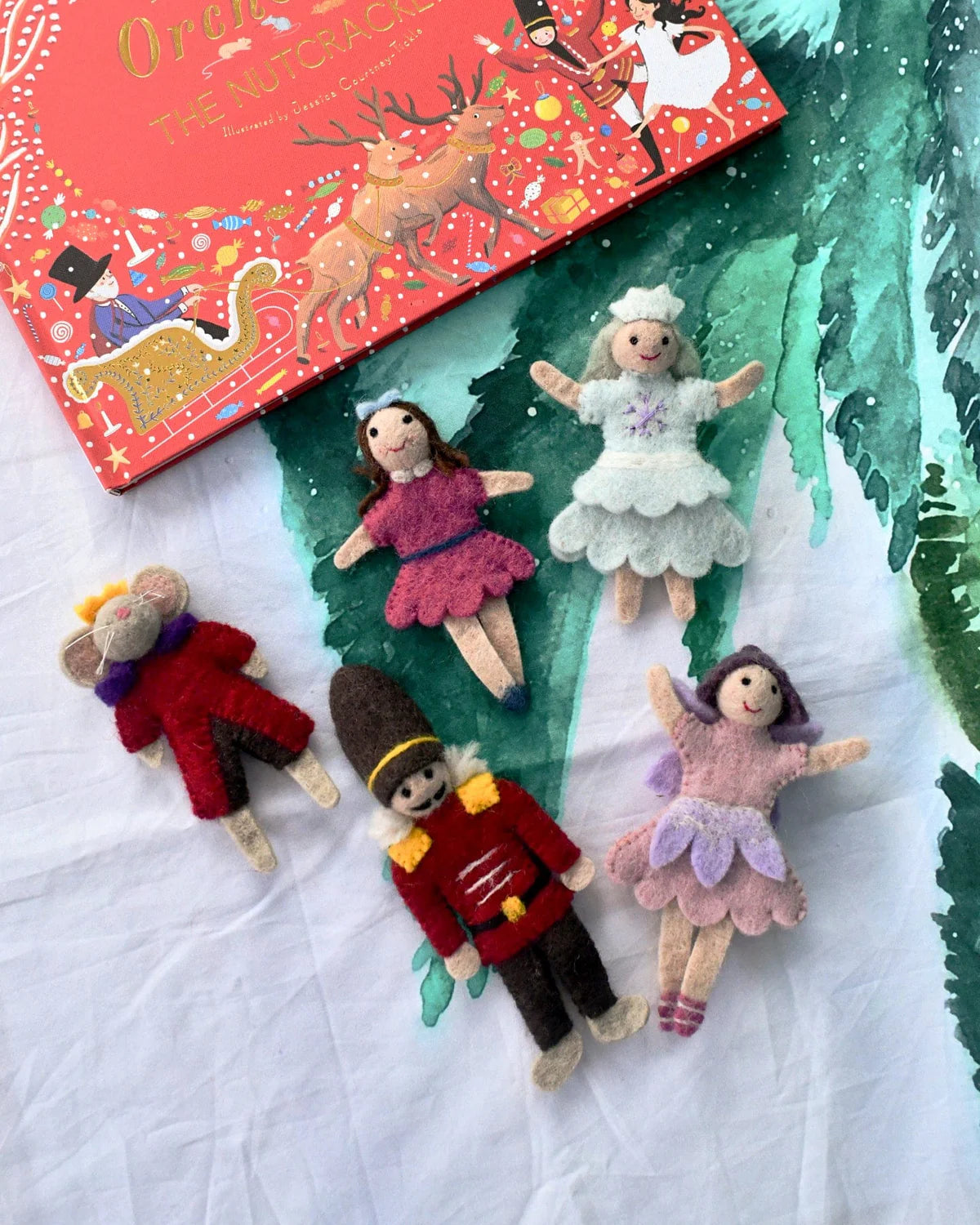 tara treasures finger puppet set - nutcracker and the mouse king