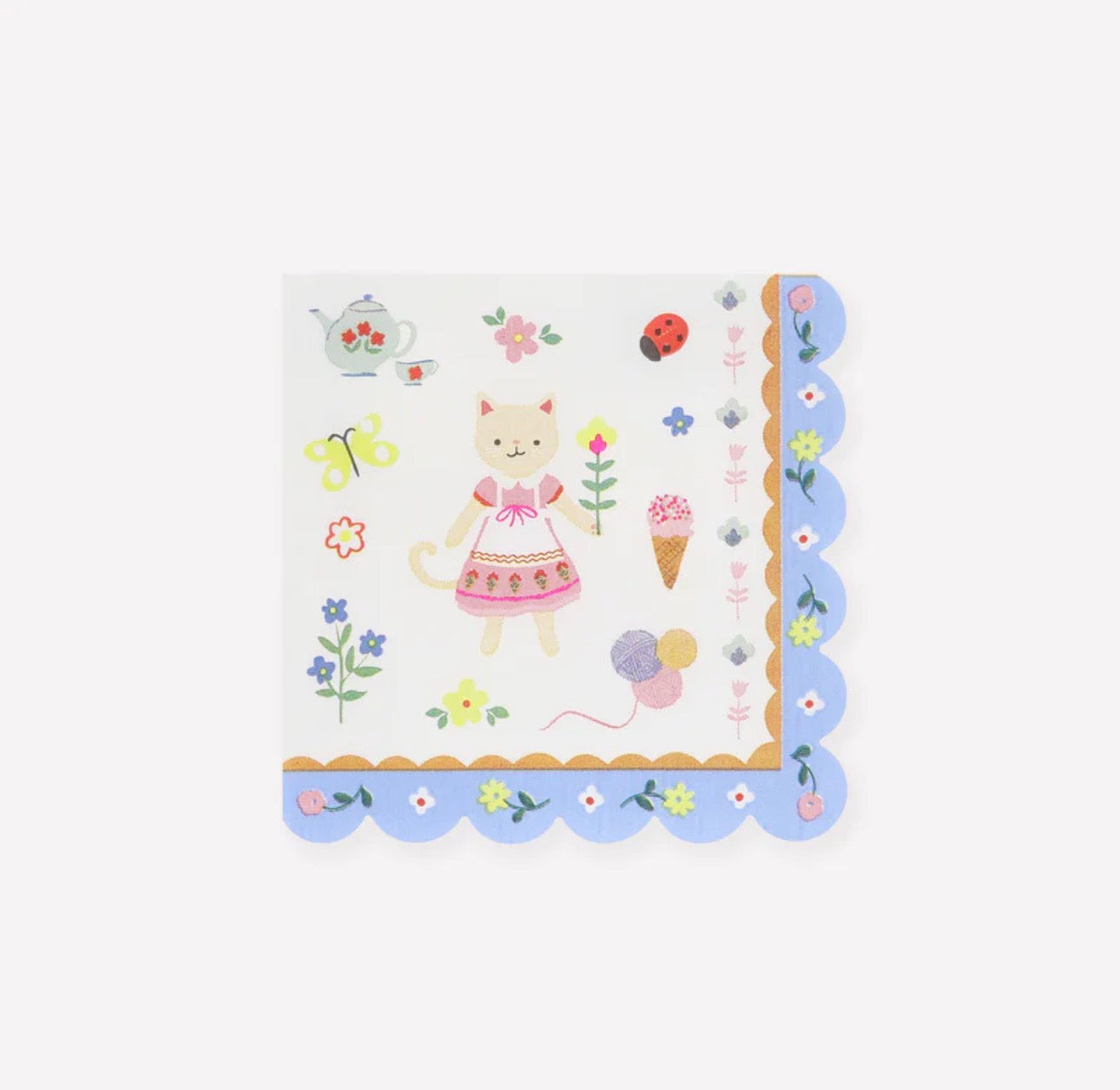 meri meri kitten club small napkins (pack of 16)