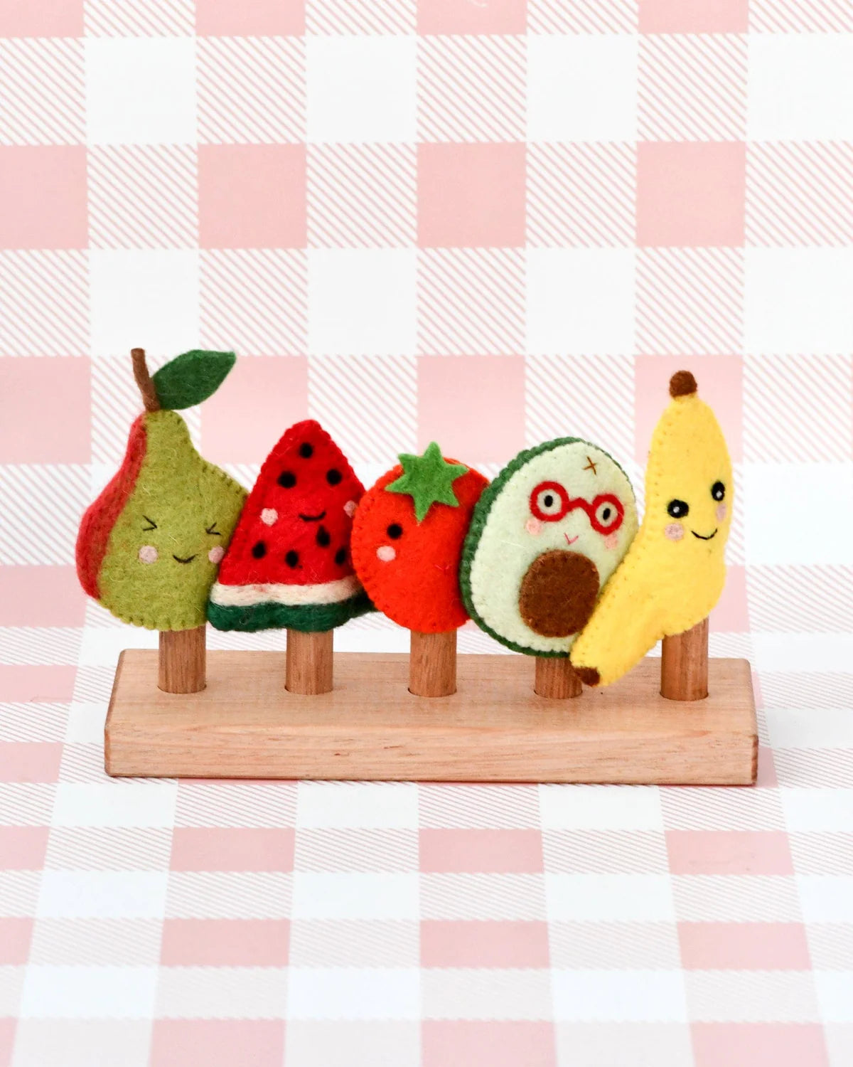 tara treasures finger puppet set - fruits