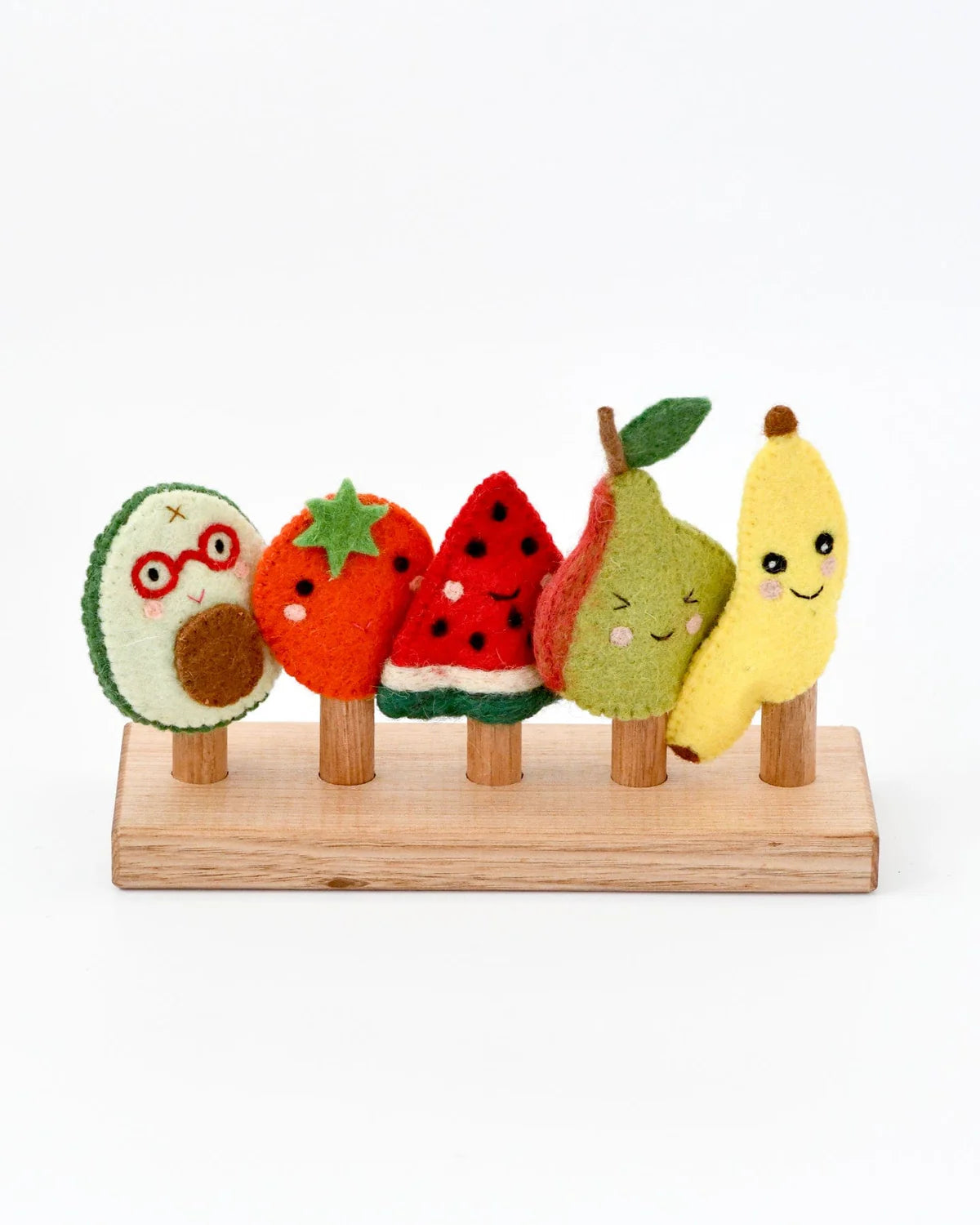 tara treasures finger puppet set - fruits