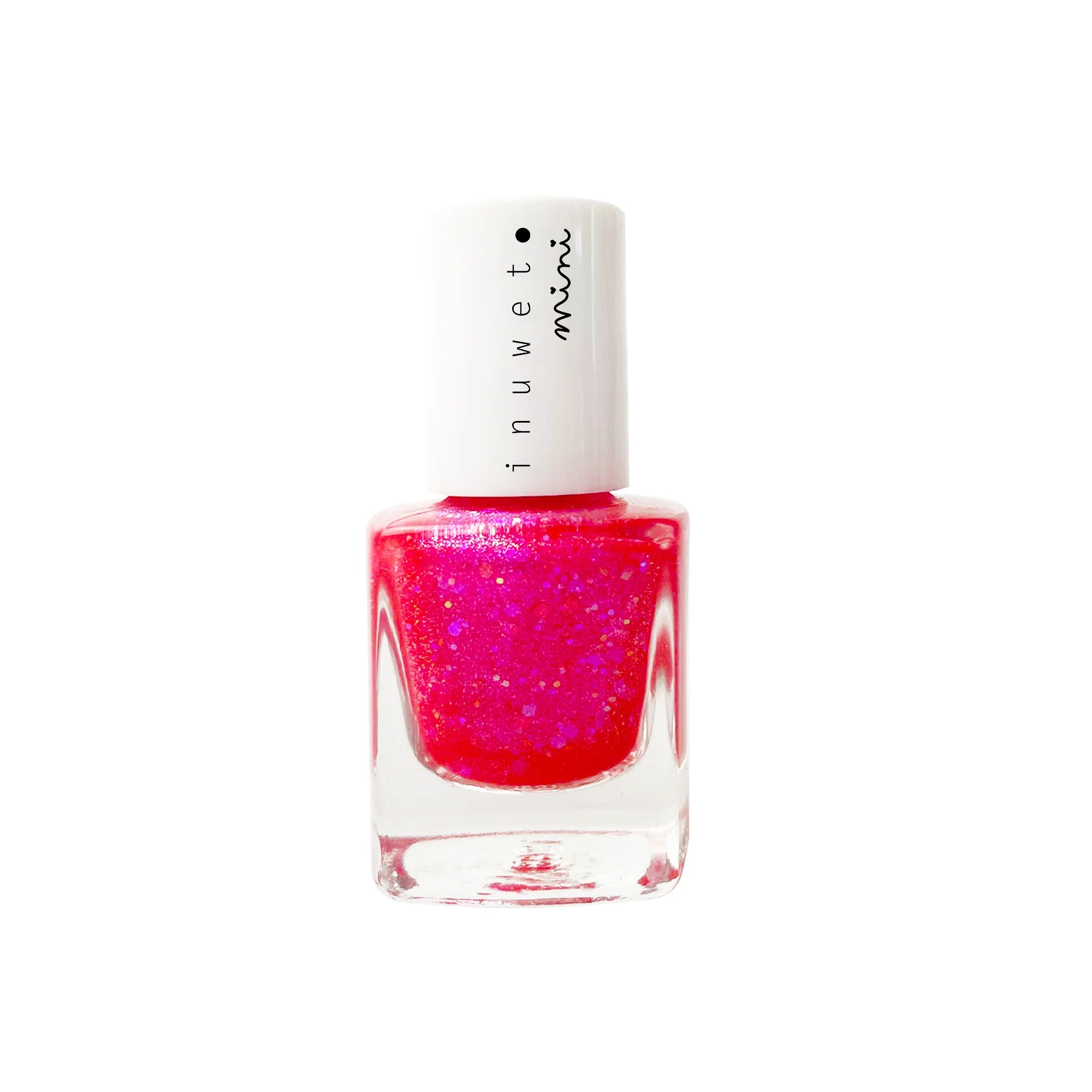 inuwet water based nail polish - fuschia strawberry