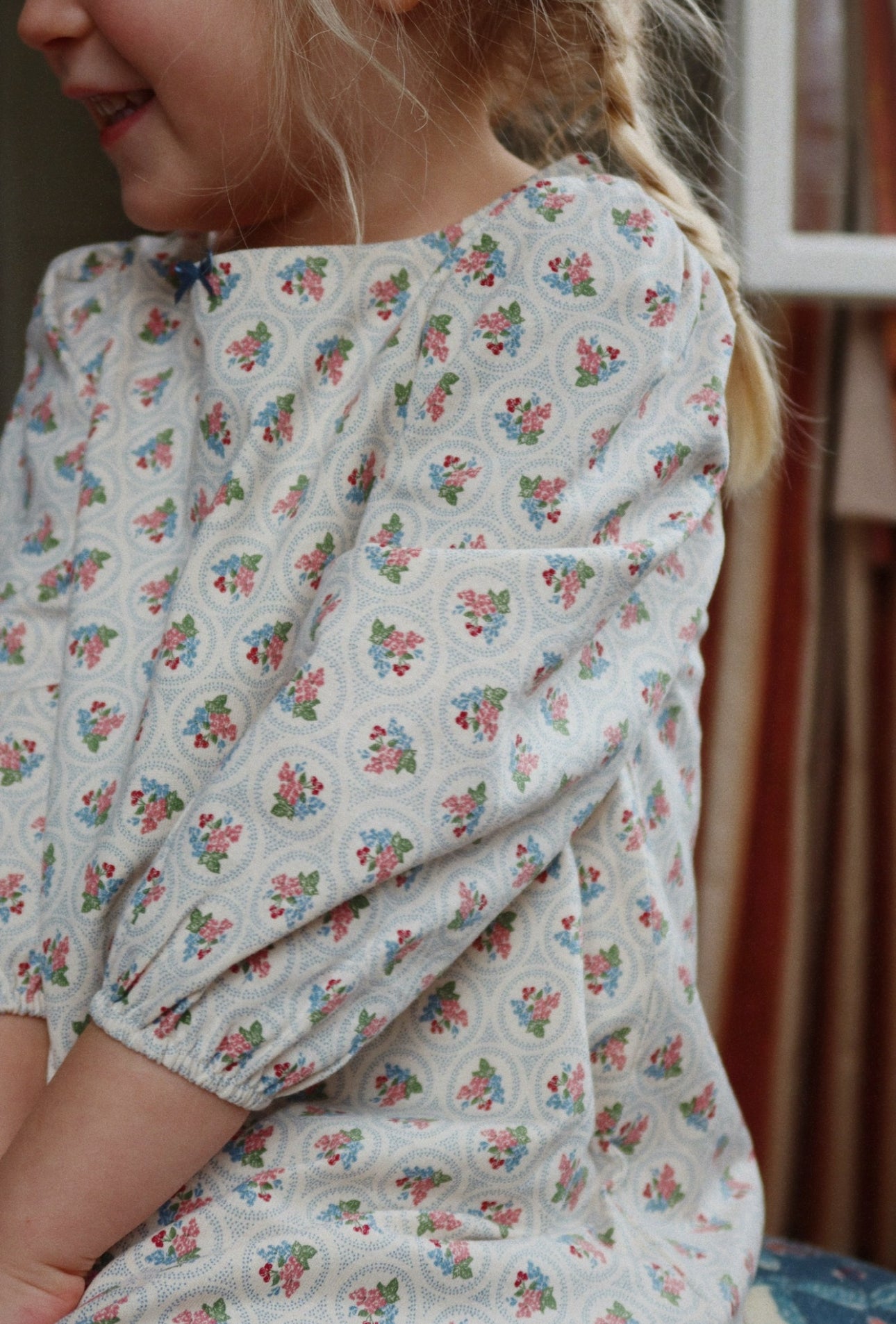 konges slojd drey dress gots - verona blues