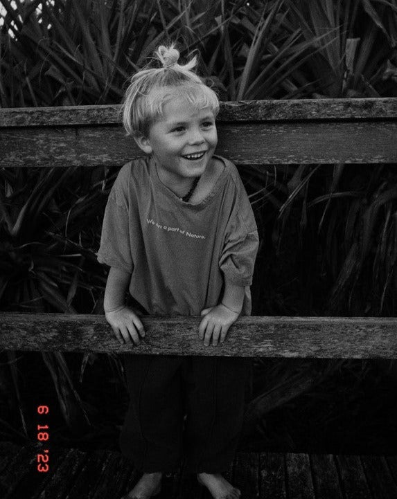 ziggy zaza we are part of nature tee - caramel