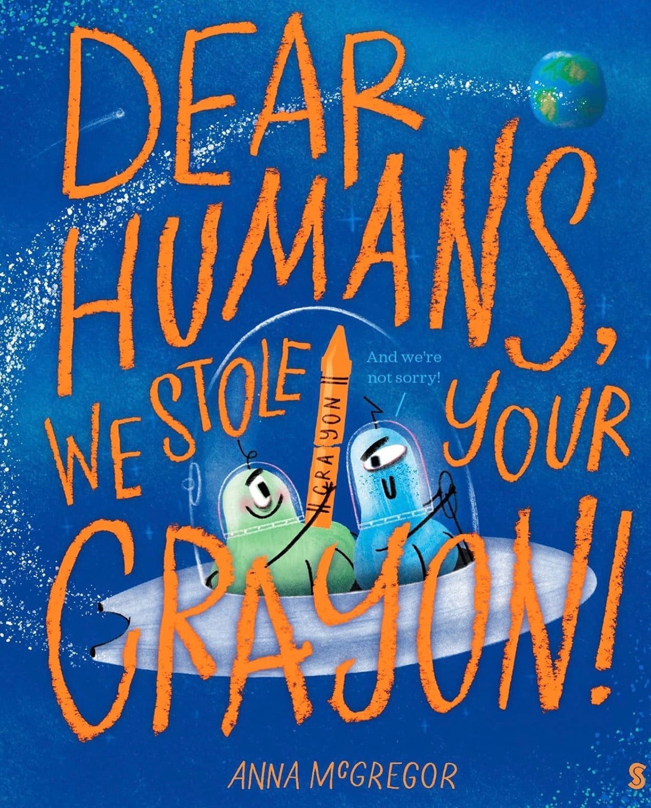 book - dear humans, we stole your crayons!