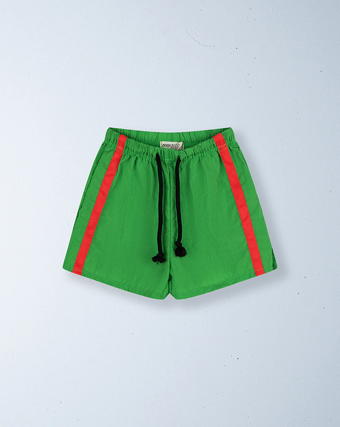 ziggy zaza twin stripe swim short - watermelon
