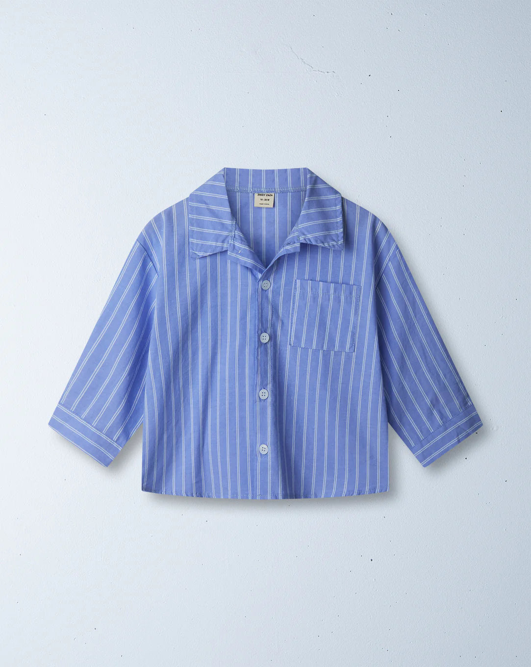 ziggy zaza elios button up shirt - sky