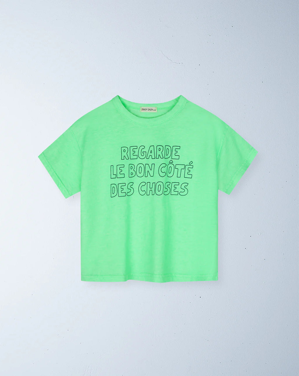トップス ziggy zaza artist tee bright green bebe artist tee