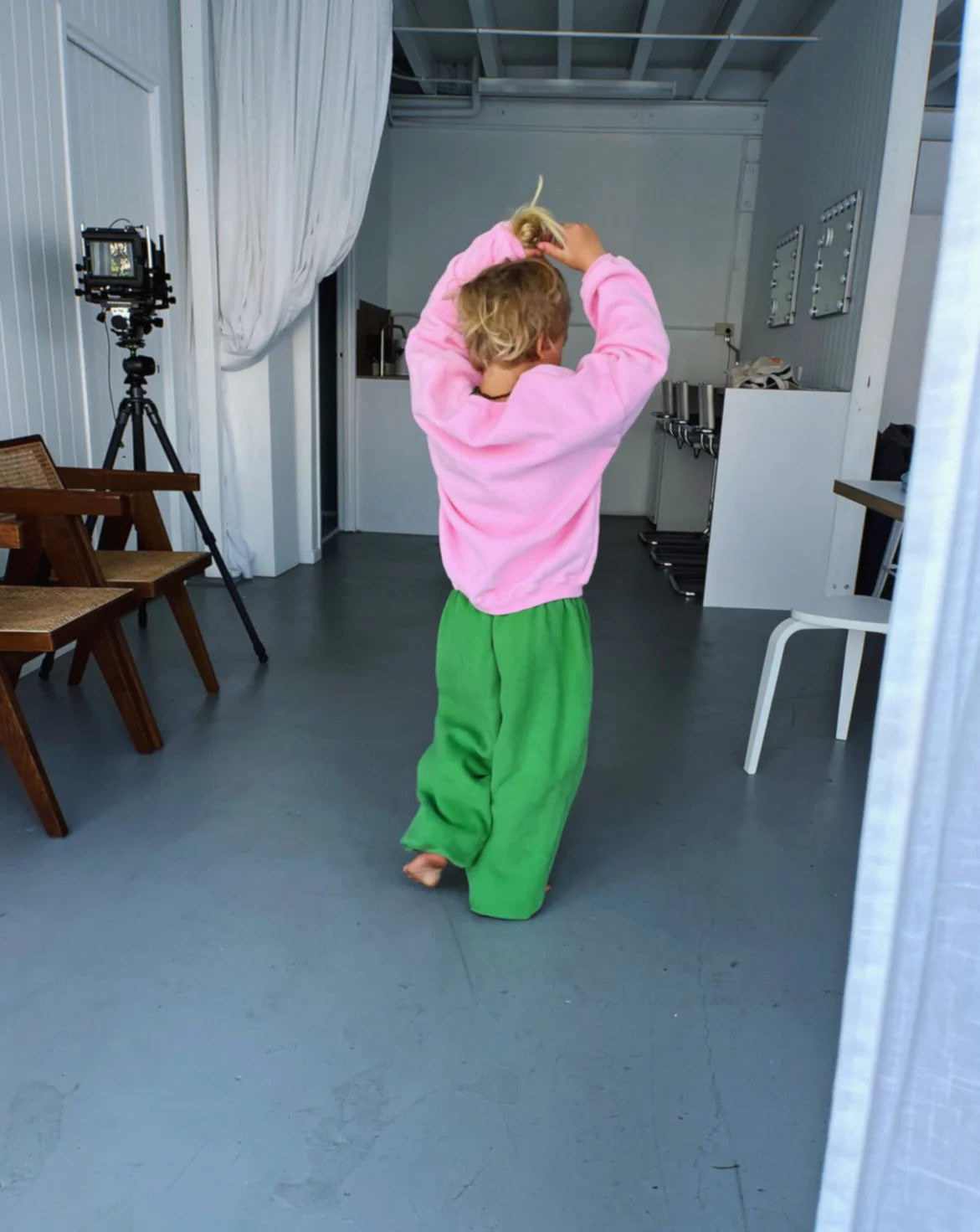 ziggy zaza rocky pullover - peony pink