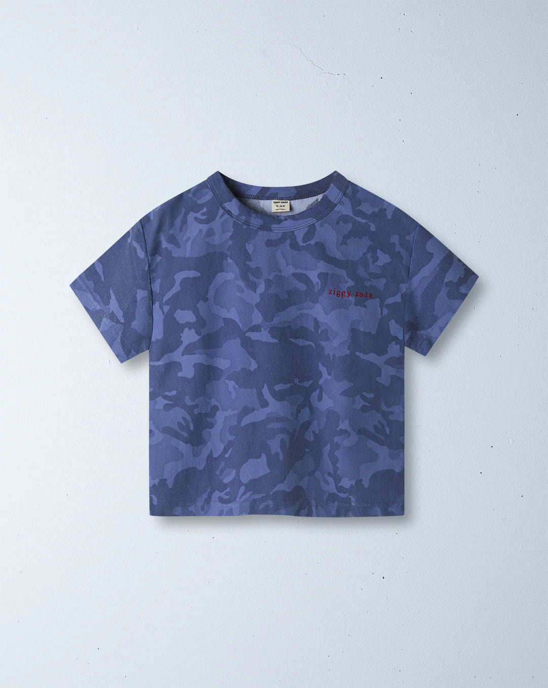 ziggy zaza troop camo tee - blue