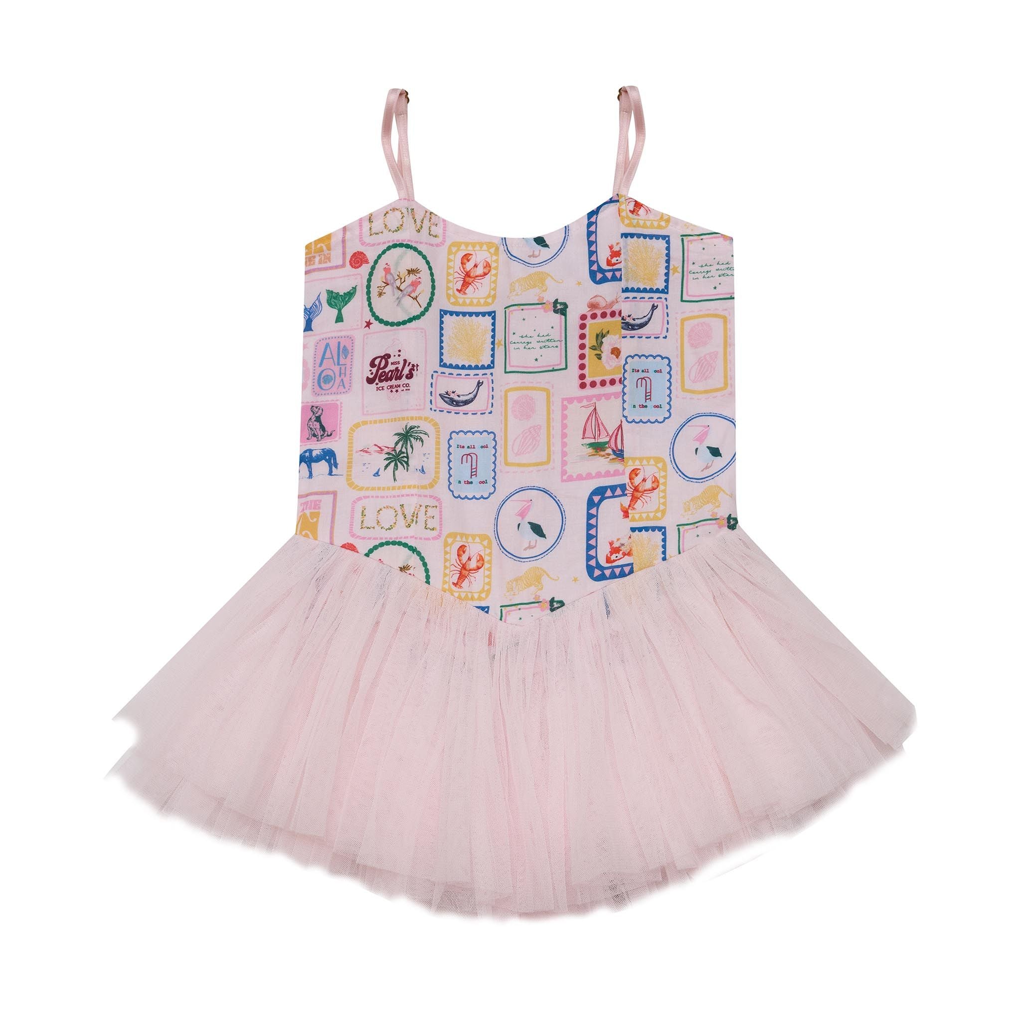 pearson & pearson 'a love letter' vintage ballerina dress