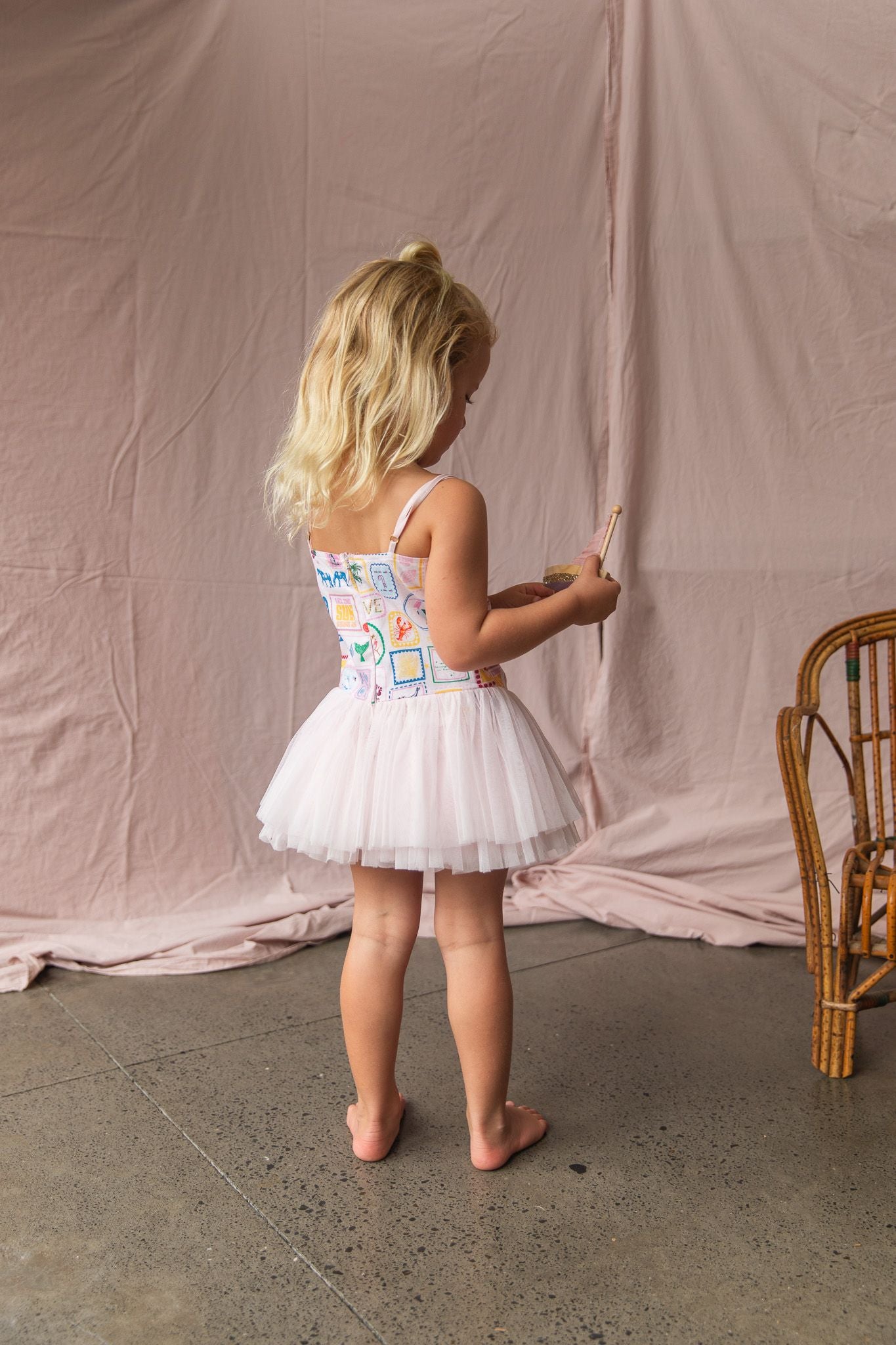 pearson & pearson 'a love letter' vintage ballerina dress