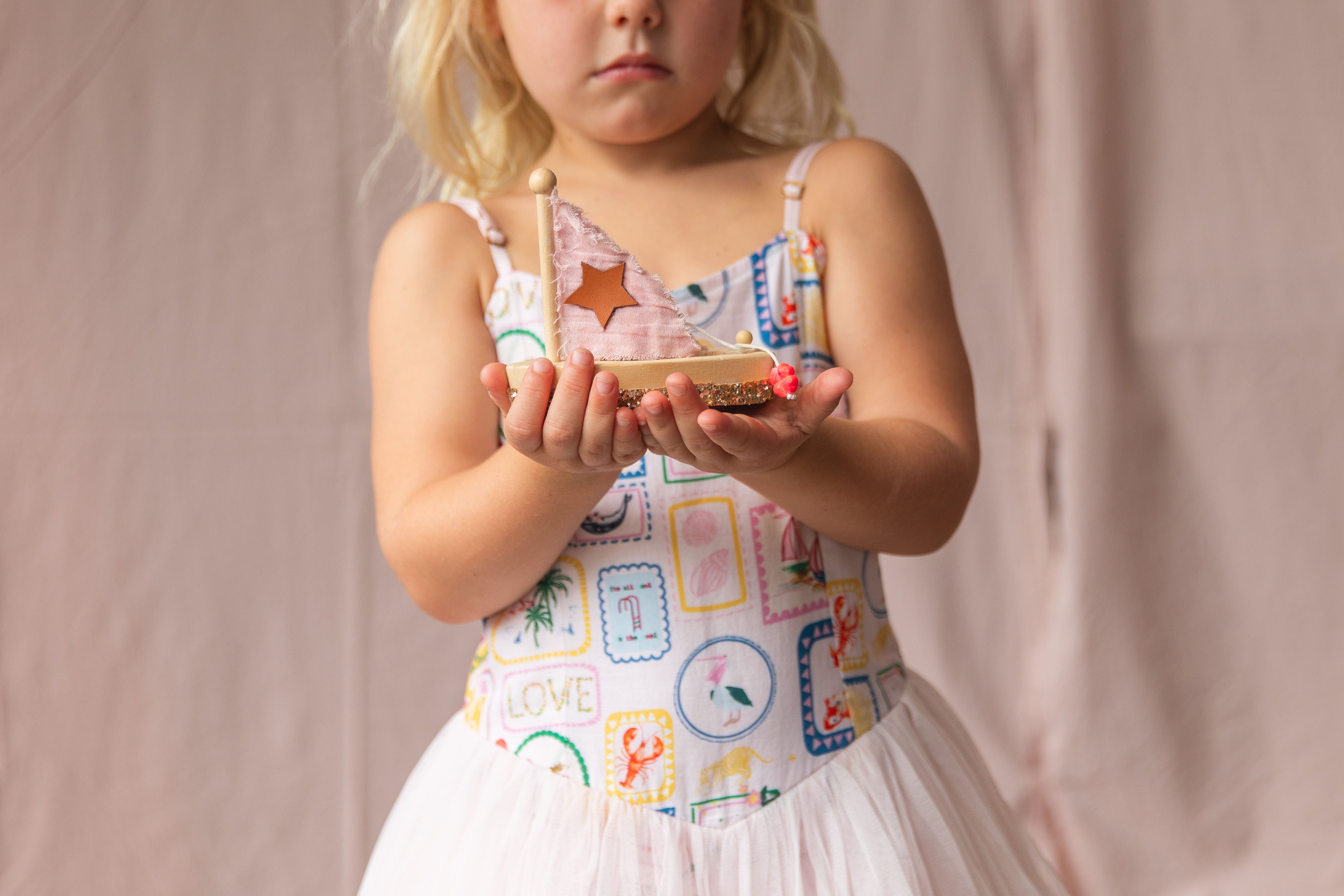 pearson & pearson 'a love letter' vintage ballerina dress