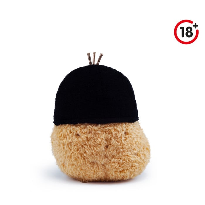 noodoll lil' crook ricespud mini sitting plush toy