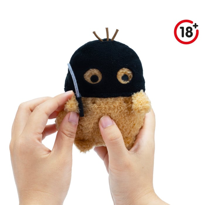 noodoll lil' crook ricespud mini sitting plush toy