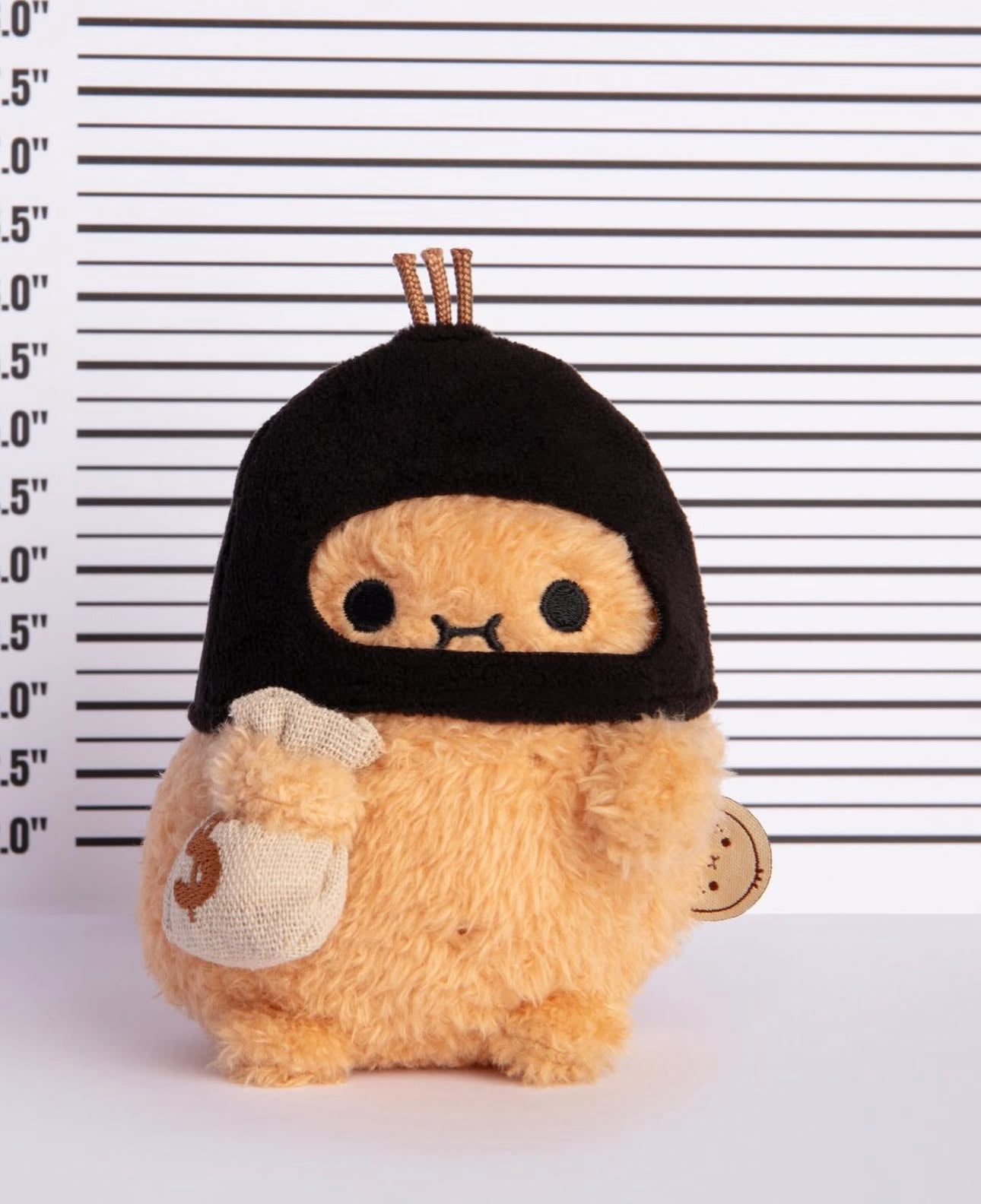 noodoll robber ricespud mini sitting plush toy