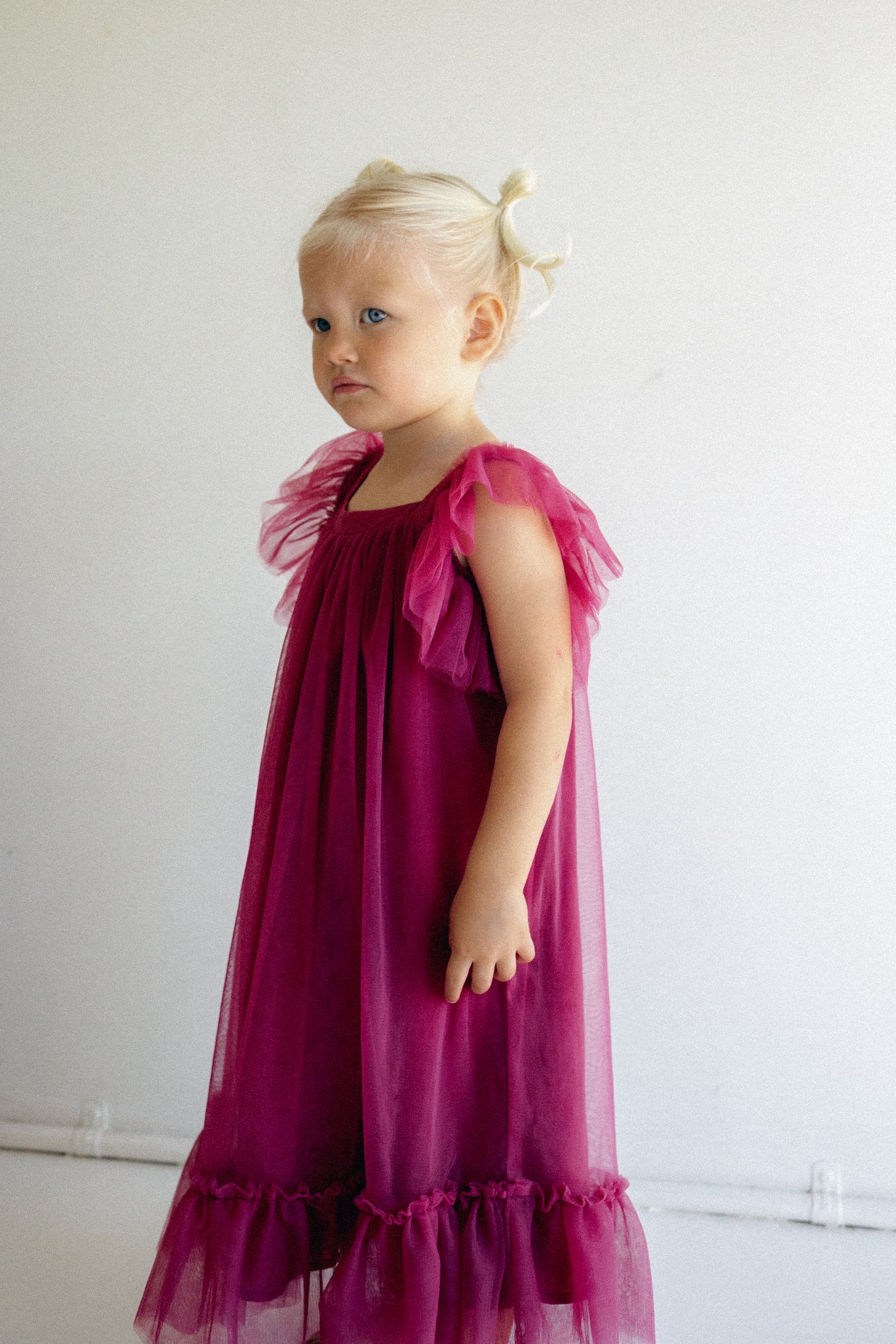 juni jnr zimi tulle dress - holly berry