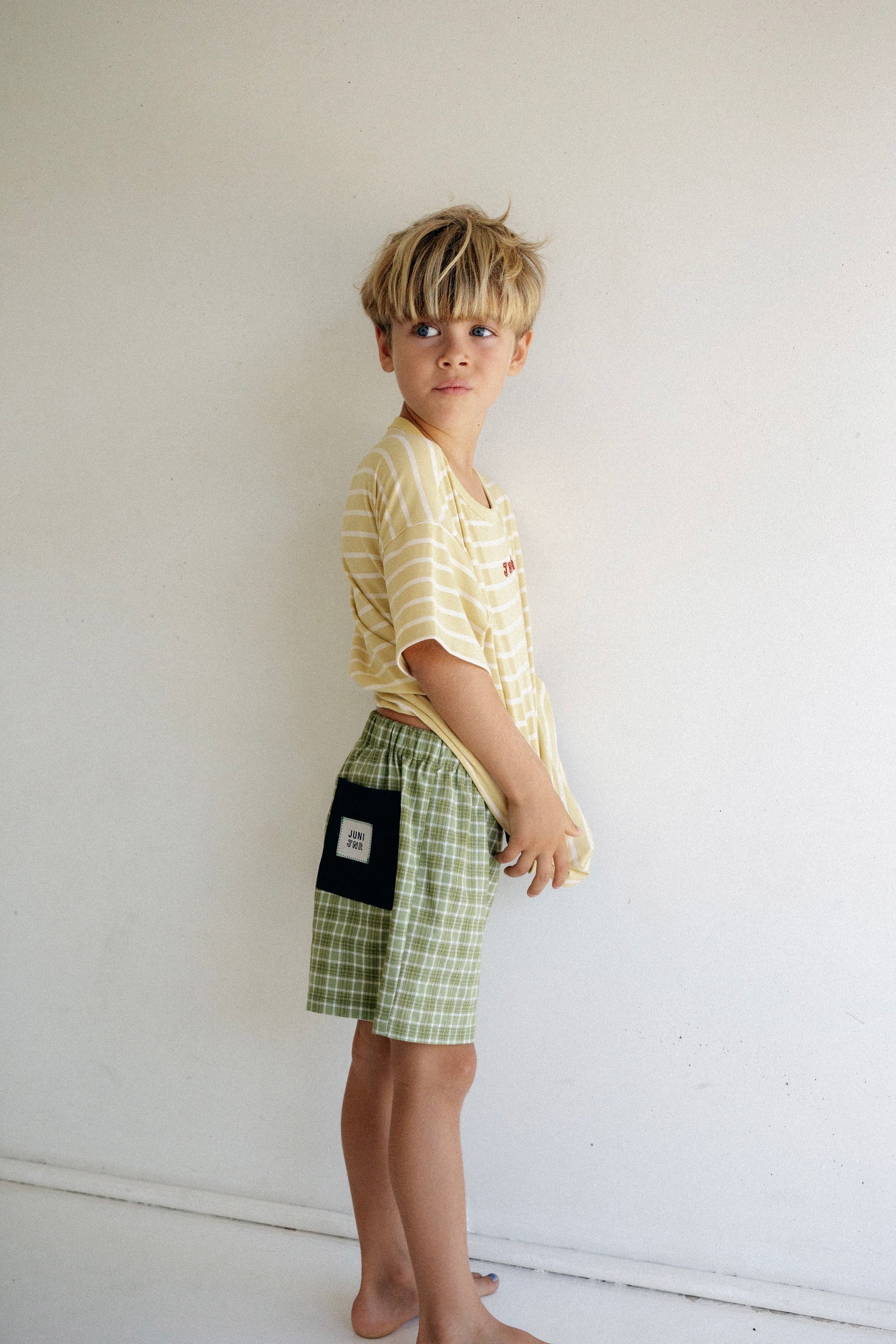 juni jnr zion tee - butter stripe