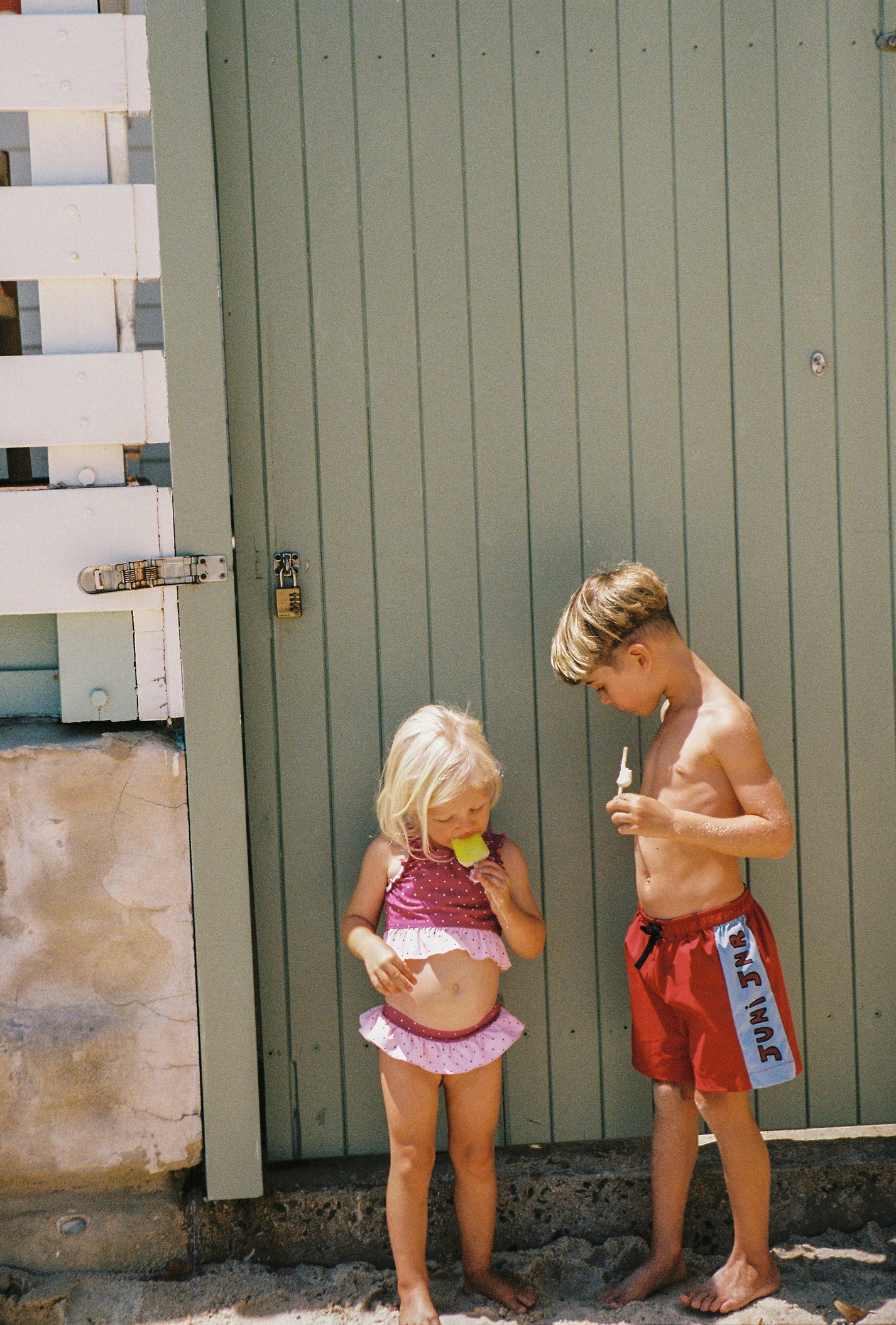 juni jnr bodhi boardshort - flame