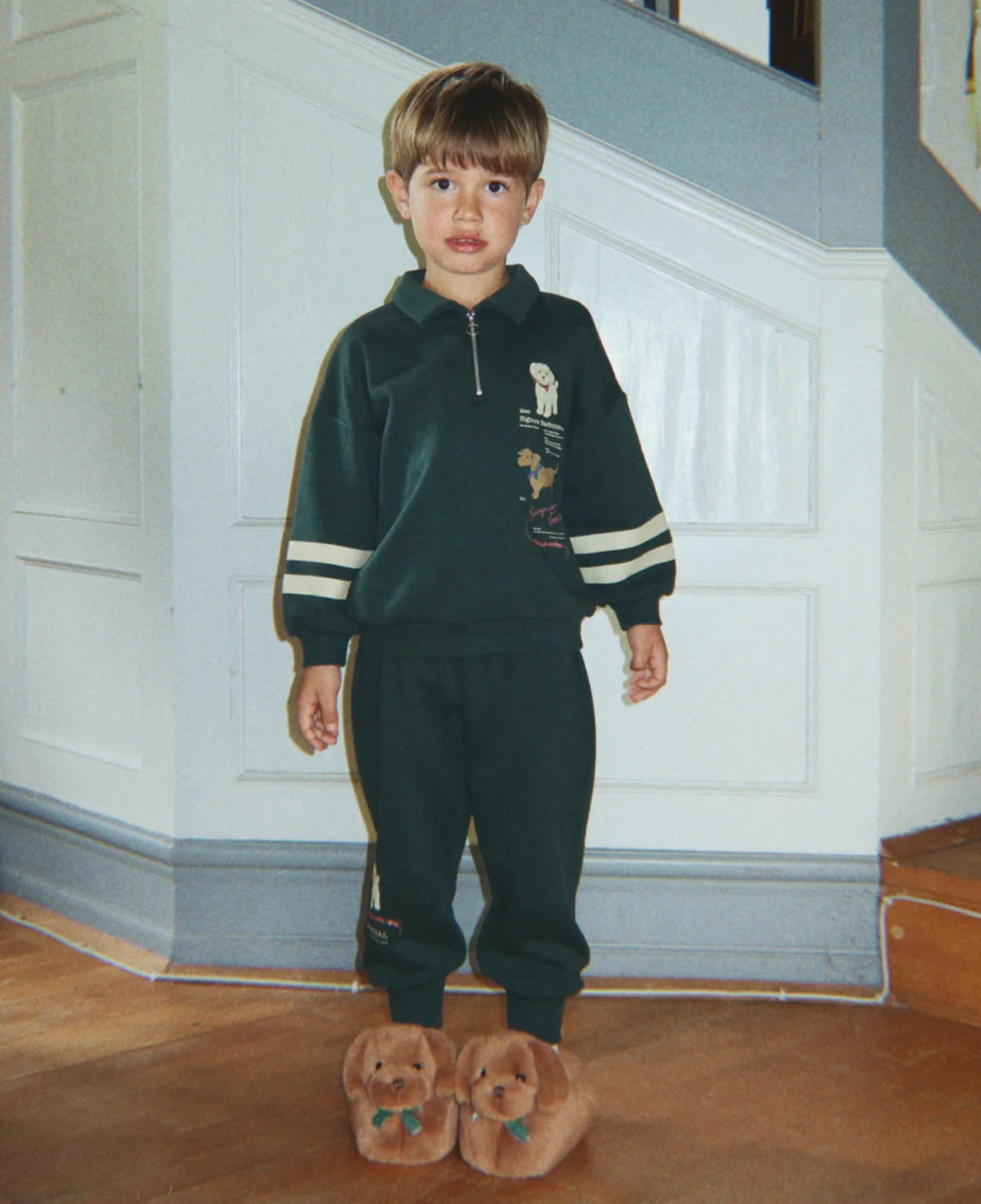 konges slojd sausage dog footies - chicory coffe - pre order