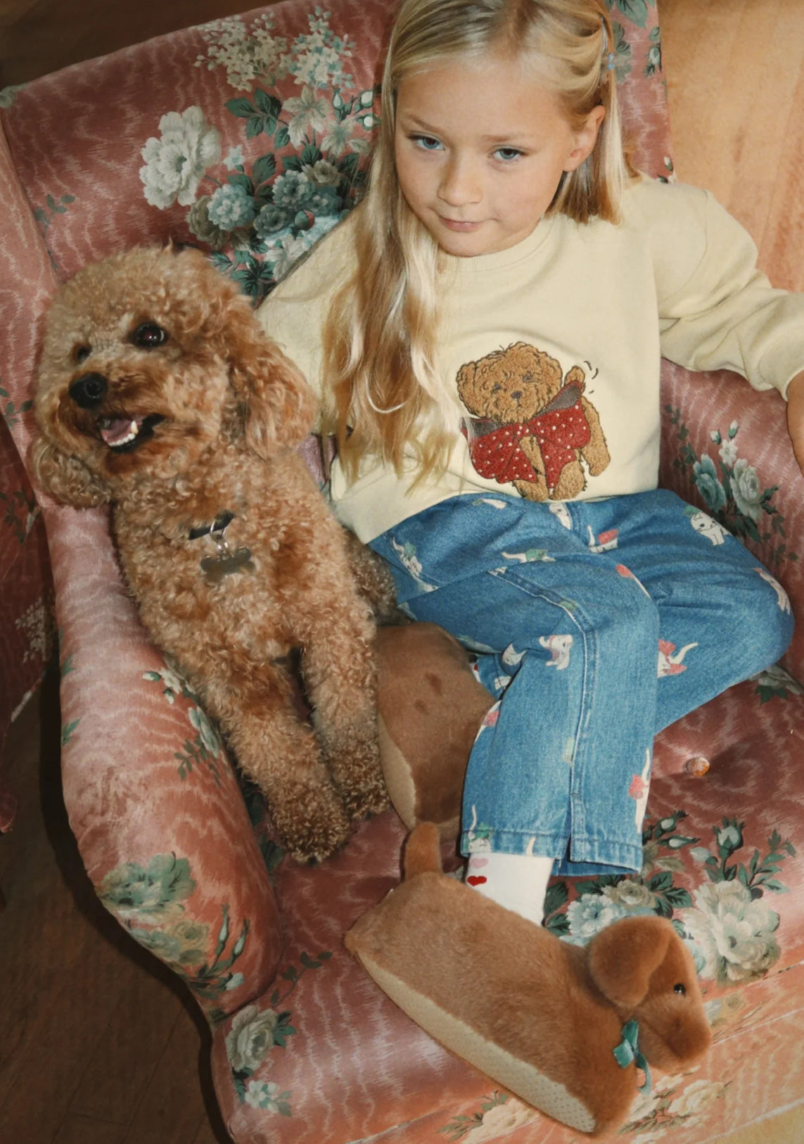 konges slojd sausage dog footies - chicory coffe - pre order