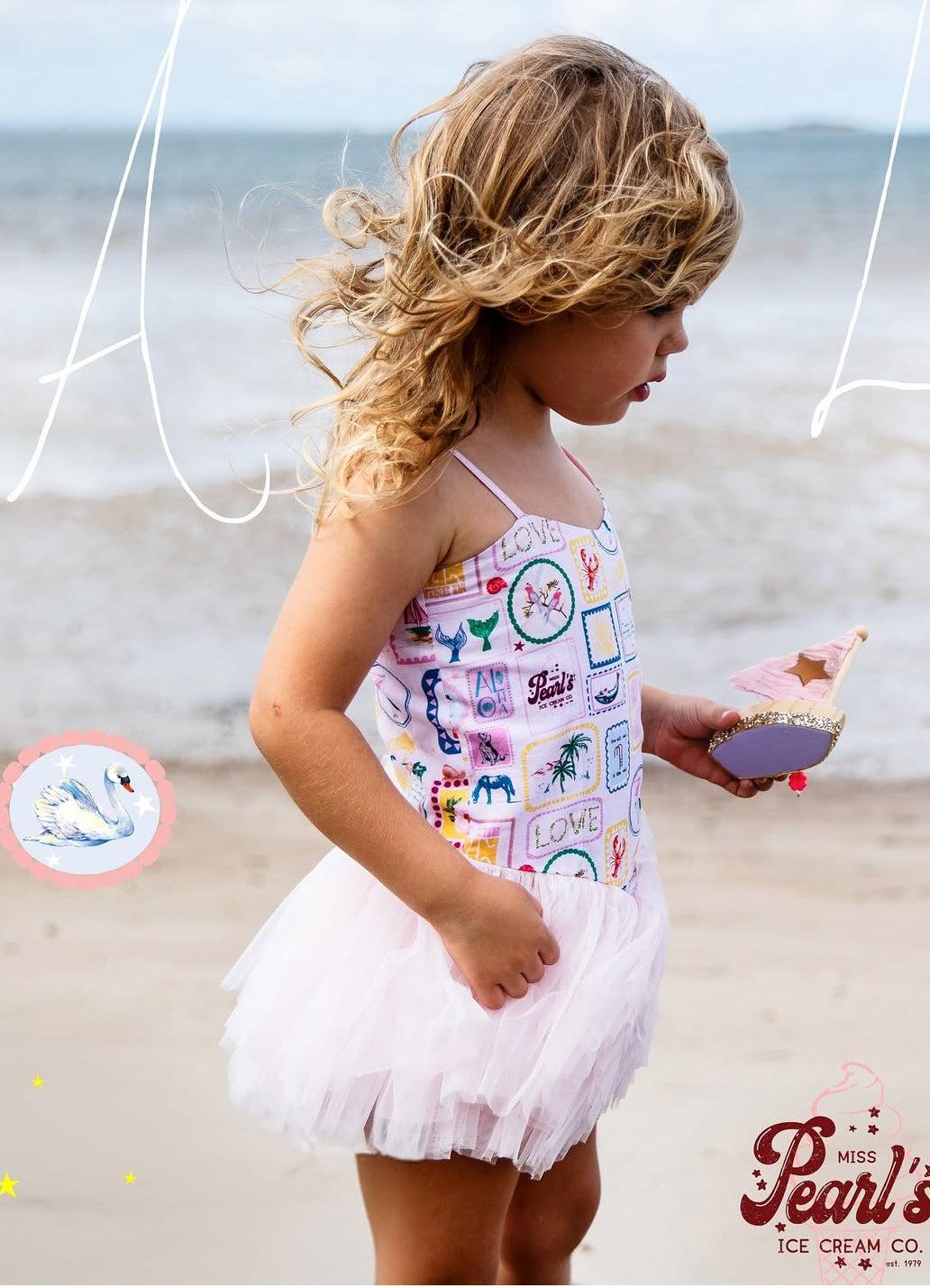 pearson & pearson 'a love letter' vintage ballerina dress