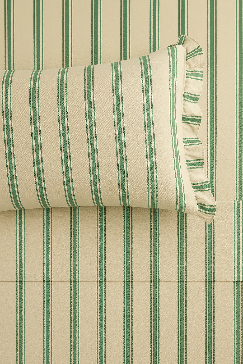 play linen limencello fitted sheet set