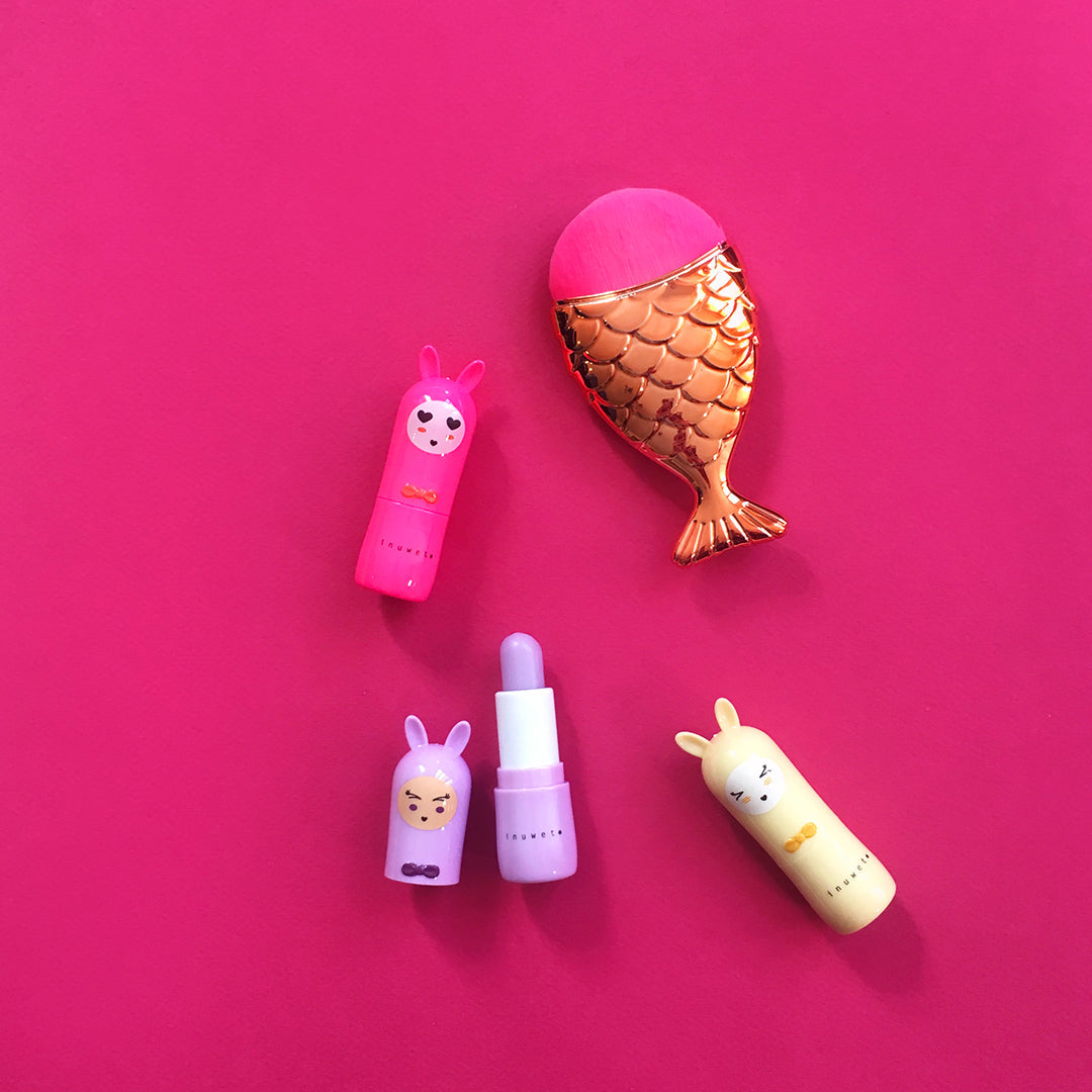 inuwet lip balm - cherry fuschia