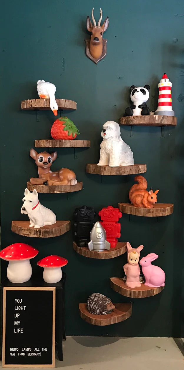 heico by egmont small mushroom lamp - vintage pink