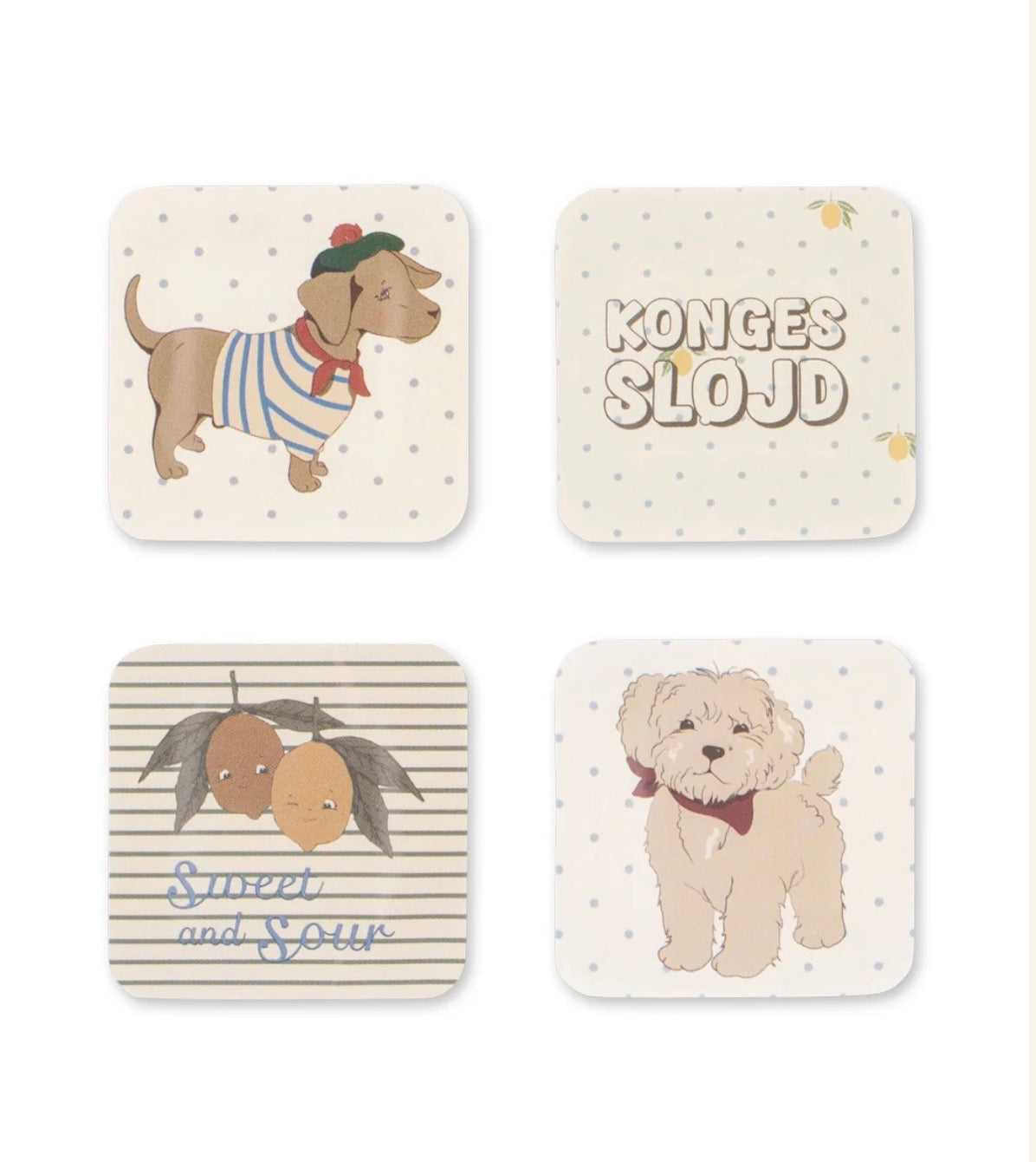 konges slojd kiss and comfort bandages - lemon (pre order)