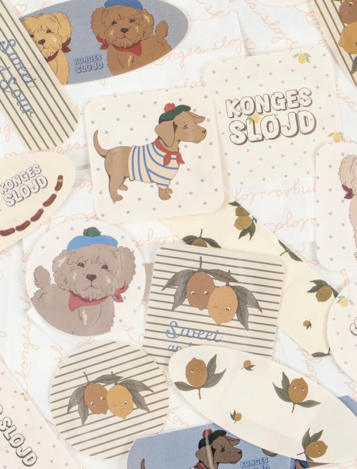 konges slojd kiss and comfort bandages - lemon (pre order)