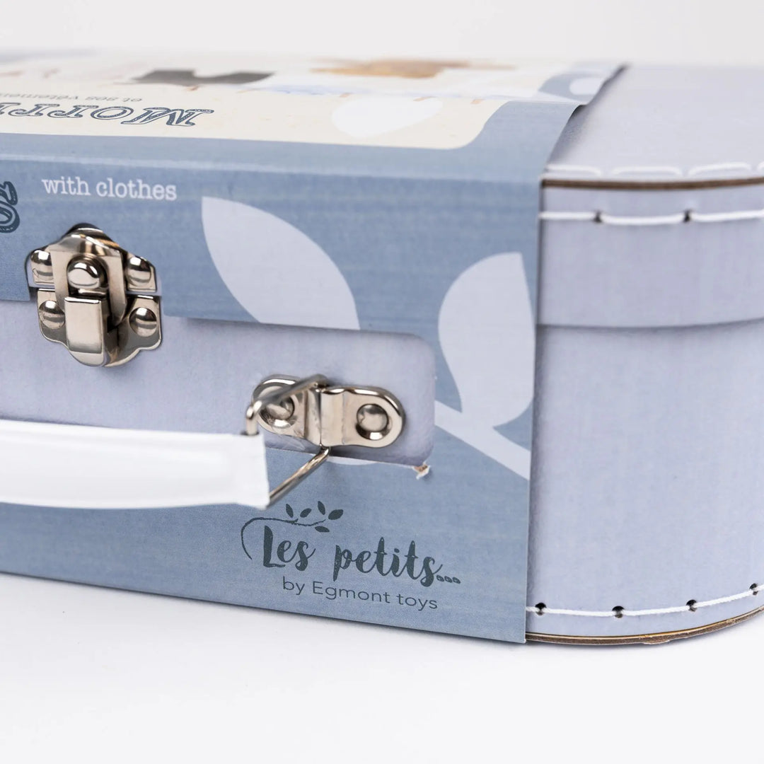 egmont toys morris with clothes in suitcase