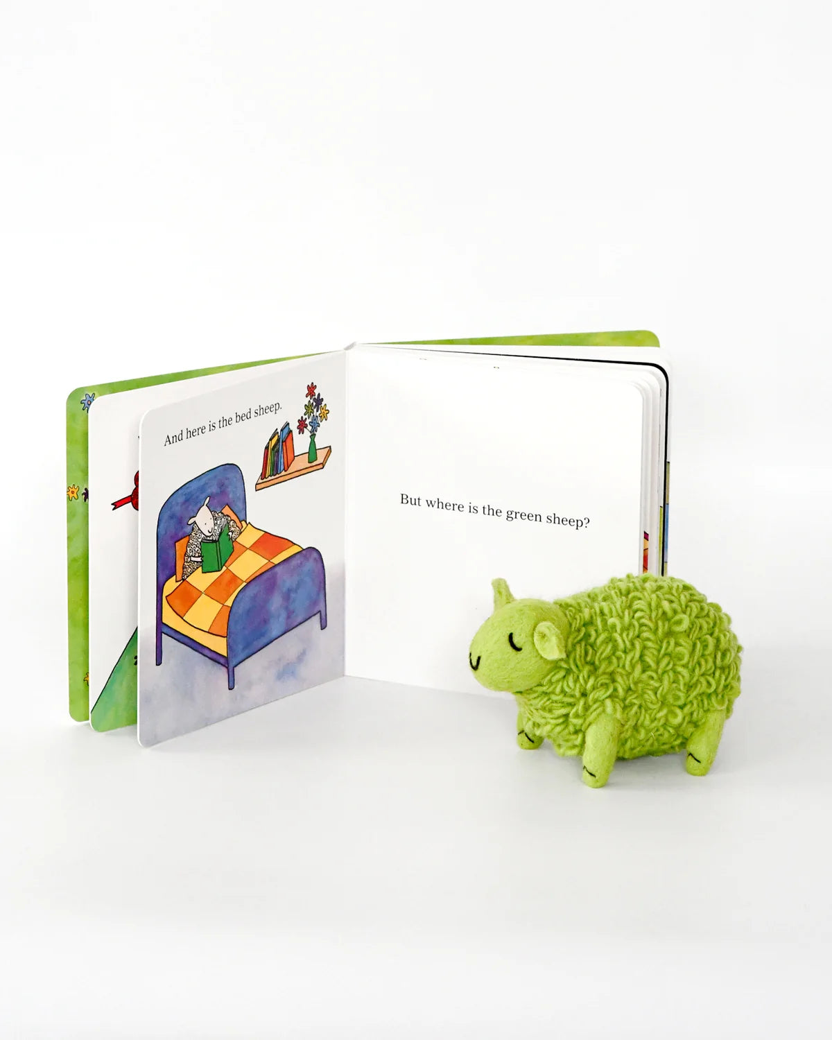 tara treasures where is the green sheep? large green sheep toy & book set (pre order)