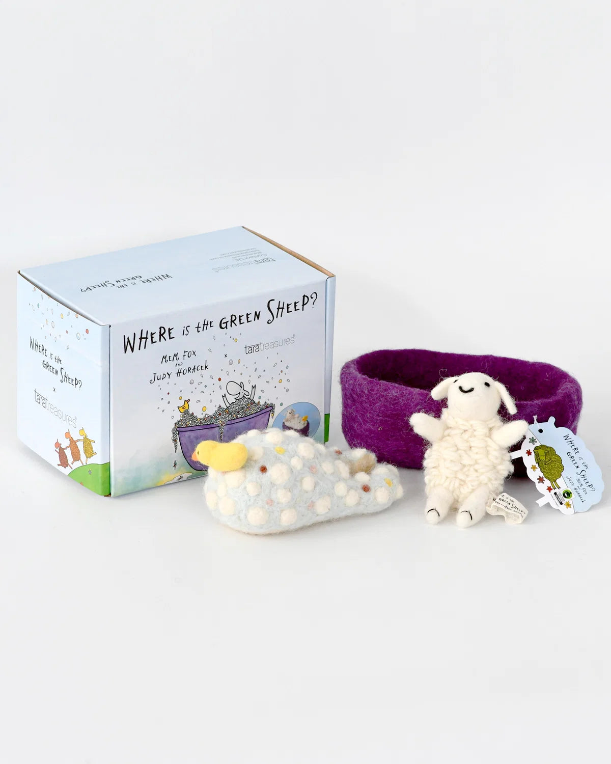 tara treasures where is the green sheep? bath sheep play set (pre order)