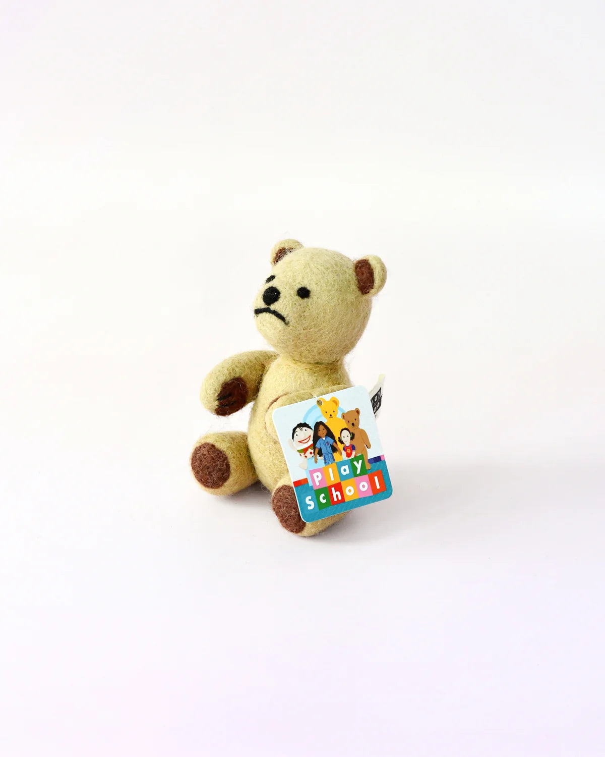 tara treasures ABC play school - felt little ted toy (pre order)