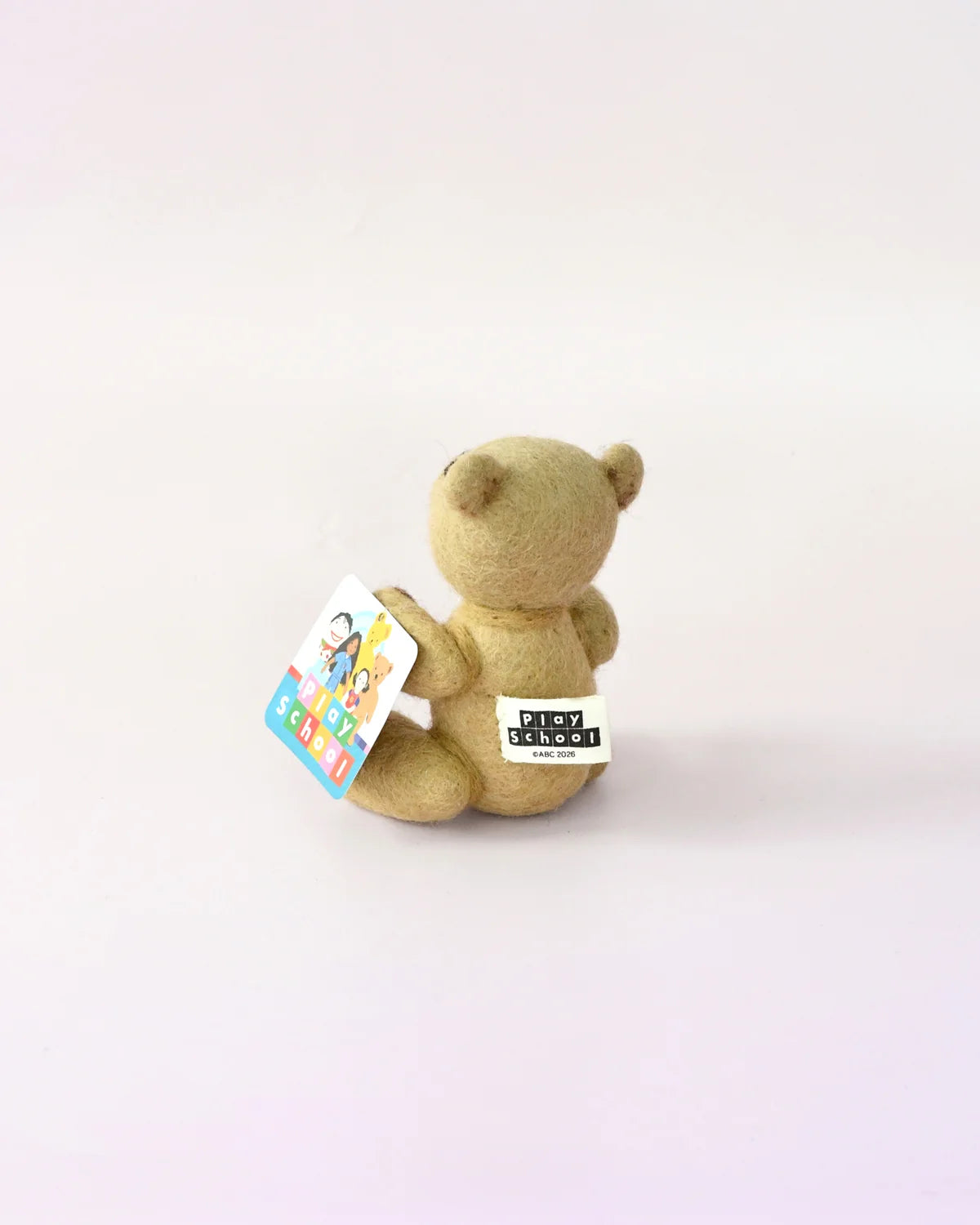 tara treasures ABC play school - felt little ted toy (pre order)