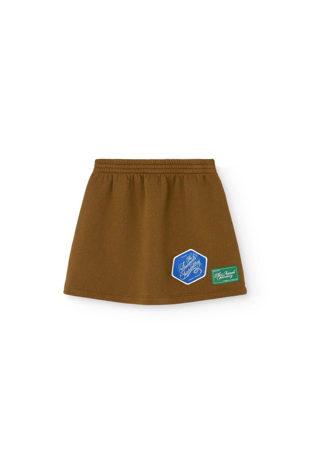 the animals observatory kid wombat skirt - brown (pre order)