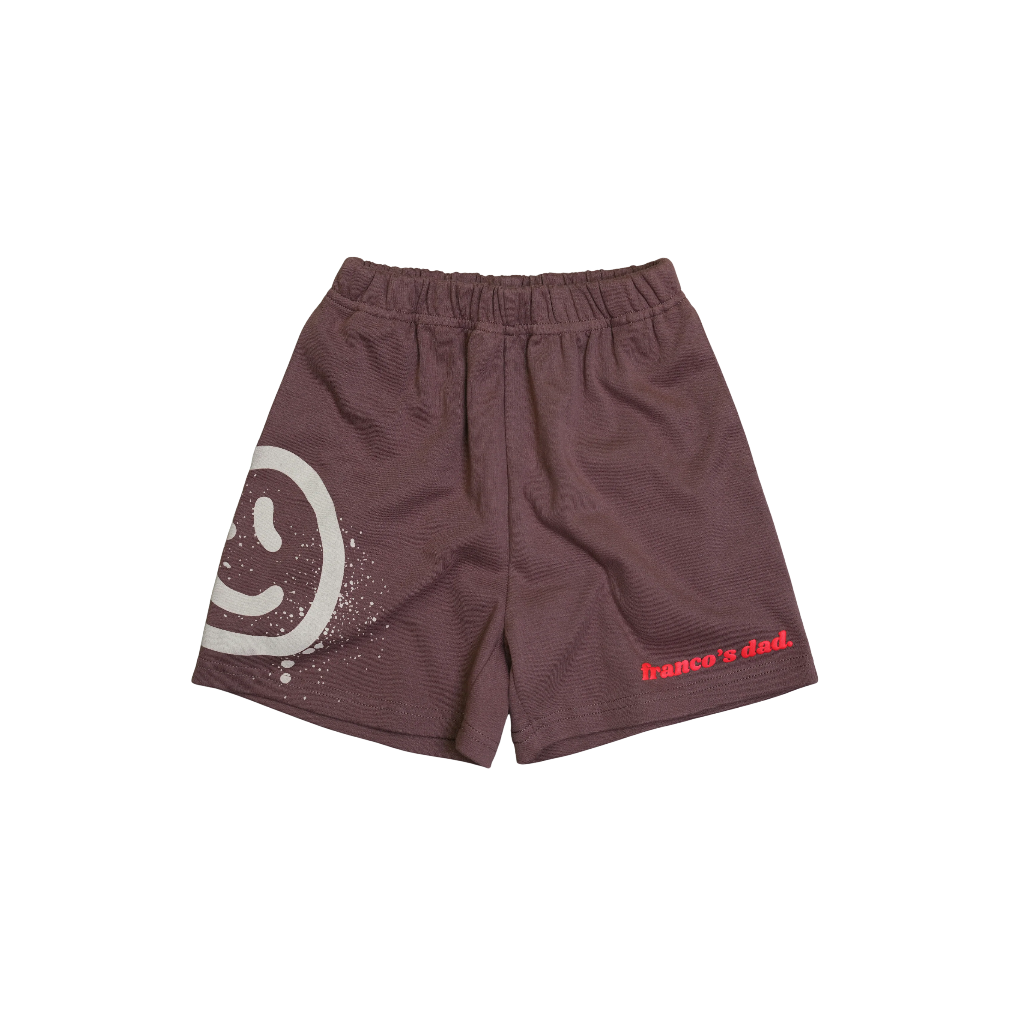 franco's dad acid dye shorts - brown