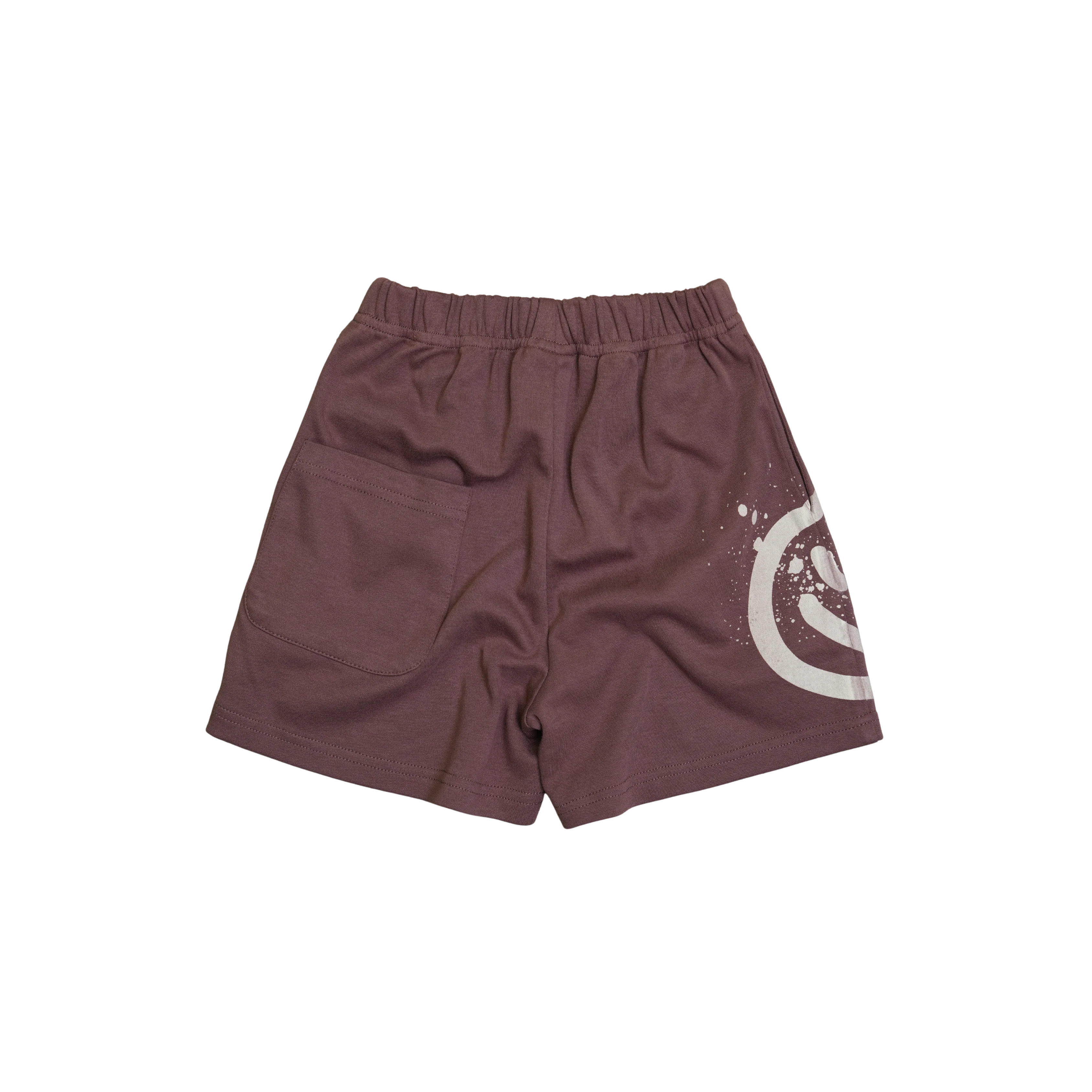franco's dad acid dye shorts - brown