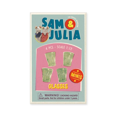 sam & julia minis - water glasses (4 pcs)
