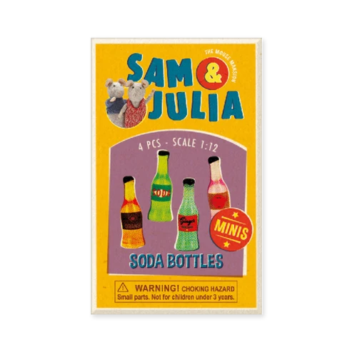 sam & julia minis - soda bottles (4 pcs)