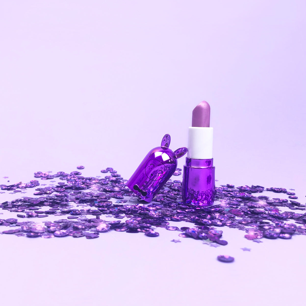 inuwet metallic lip balm - blackcurrant