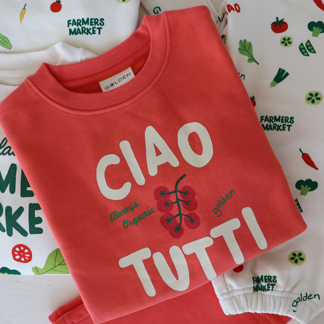 golden children ciao tutti sweater - napoli