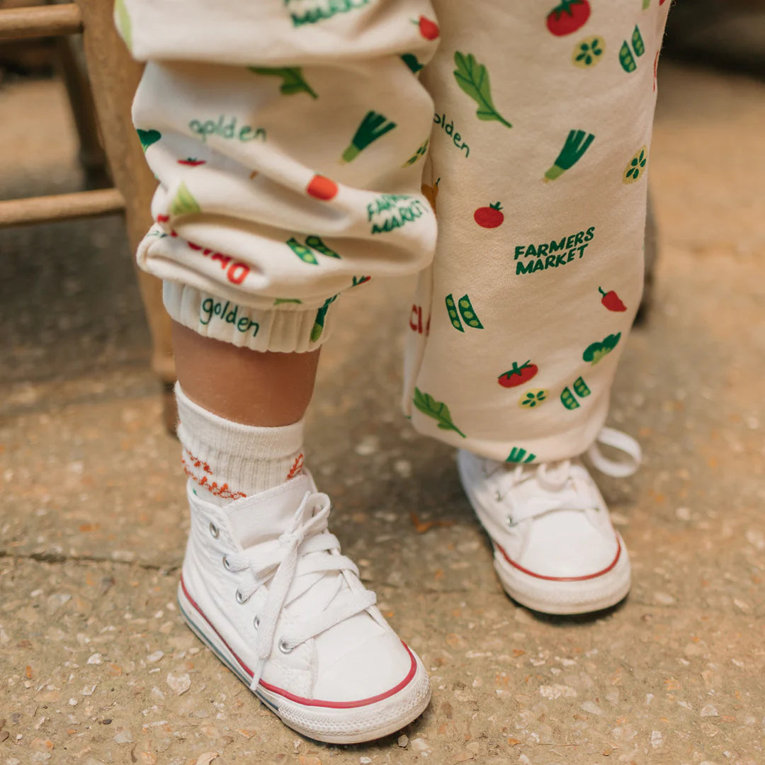 golden children buon appetito socks - vanilla
