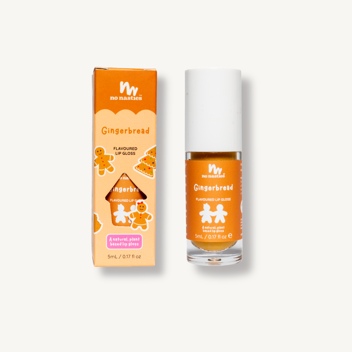 no nasties lip gloss - gingerbread