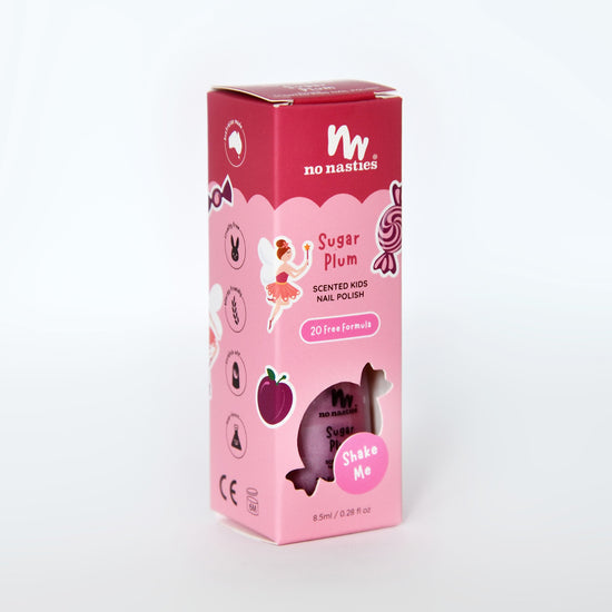no nasties scented nail polish - sugar plum