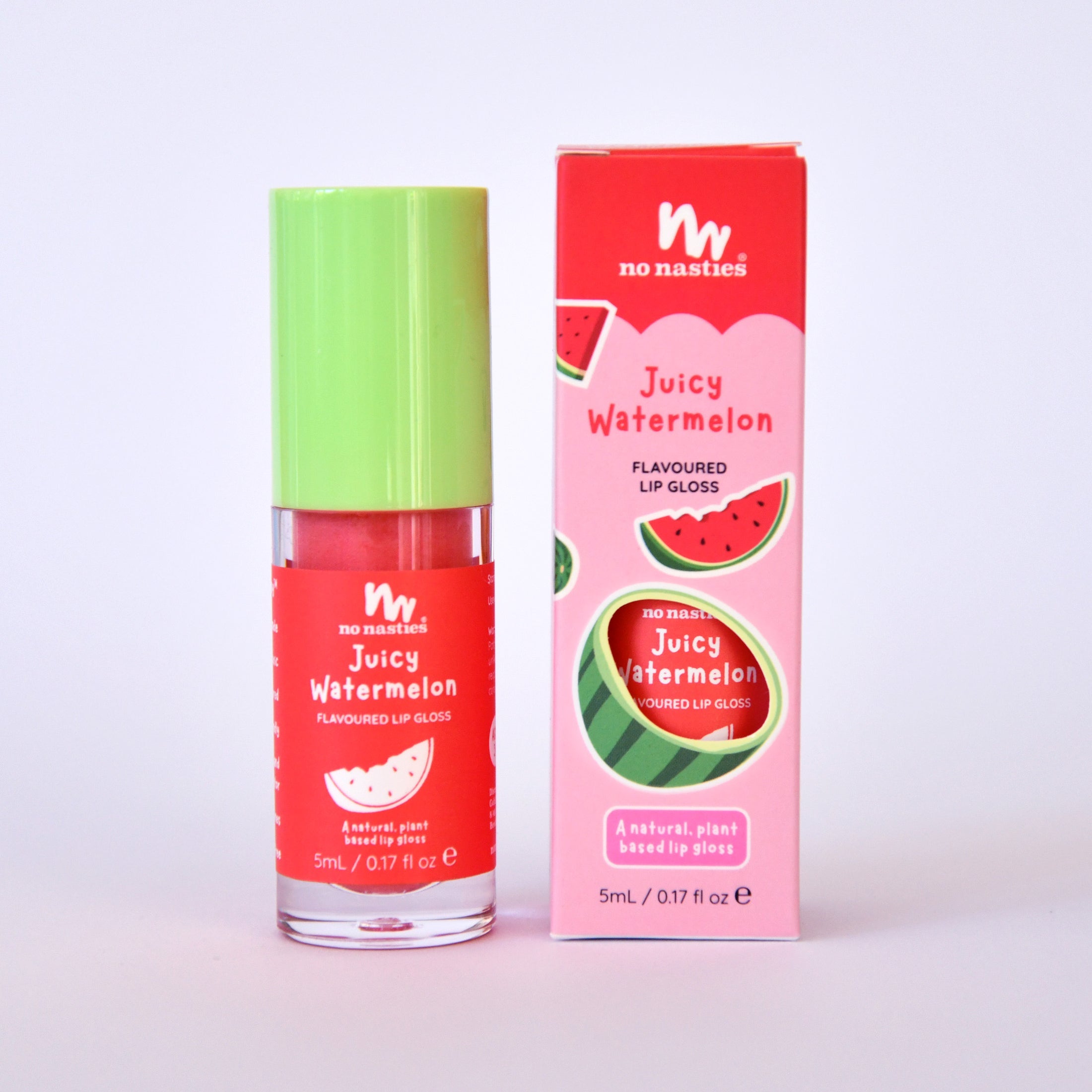 no nasties lip gloss - juicy watermelon
