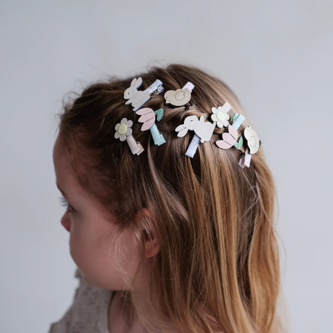 mimi & lula easter mini clips - pastel