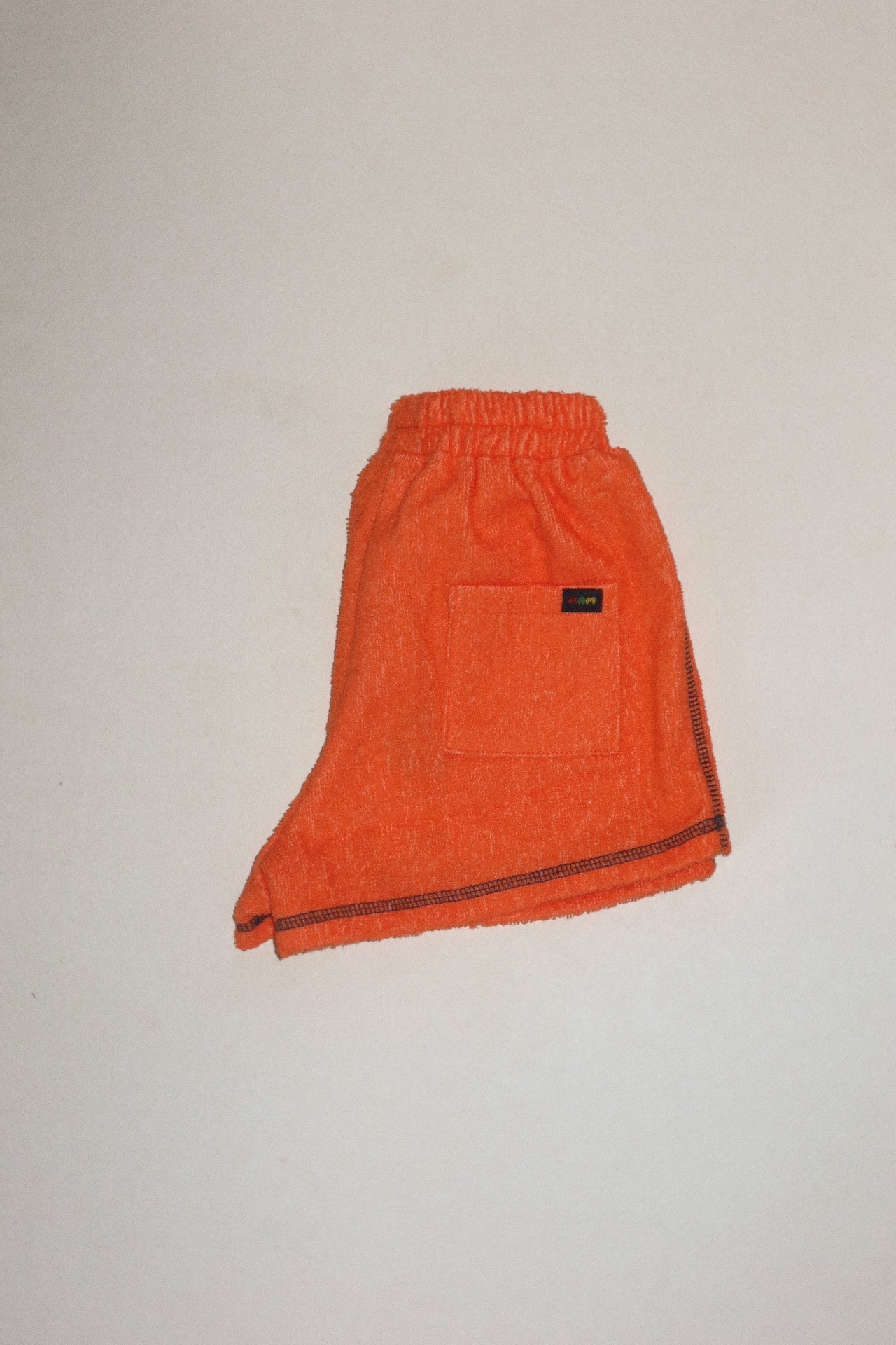 mam terry stitch shorts - mandarin (pre order)
